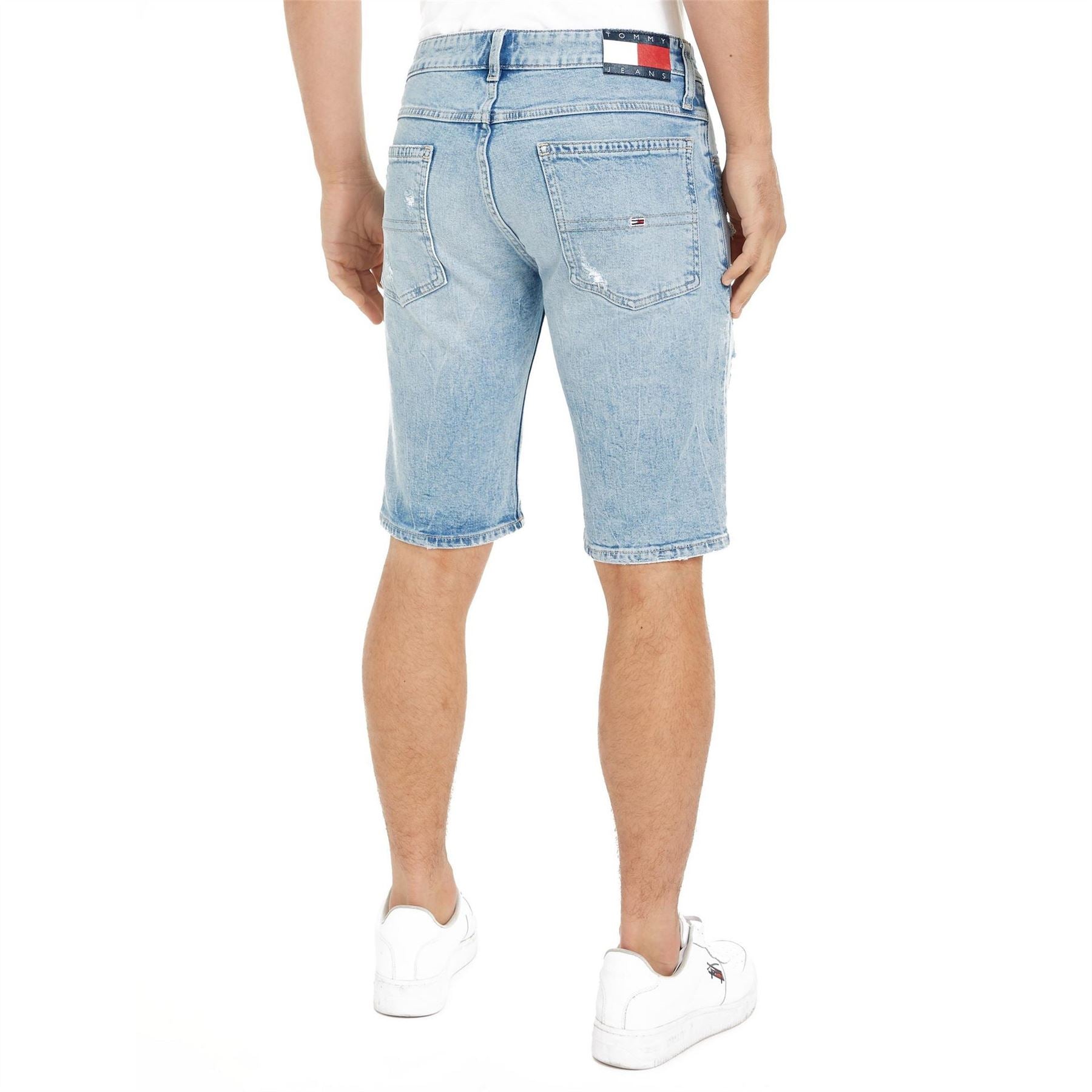 Tommy Jeans Denim Bermuda Shorts Light Wash
