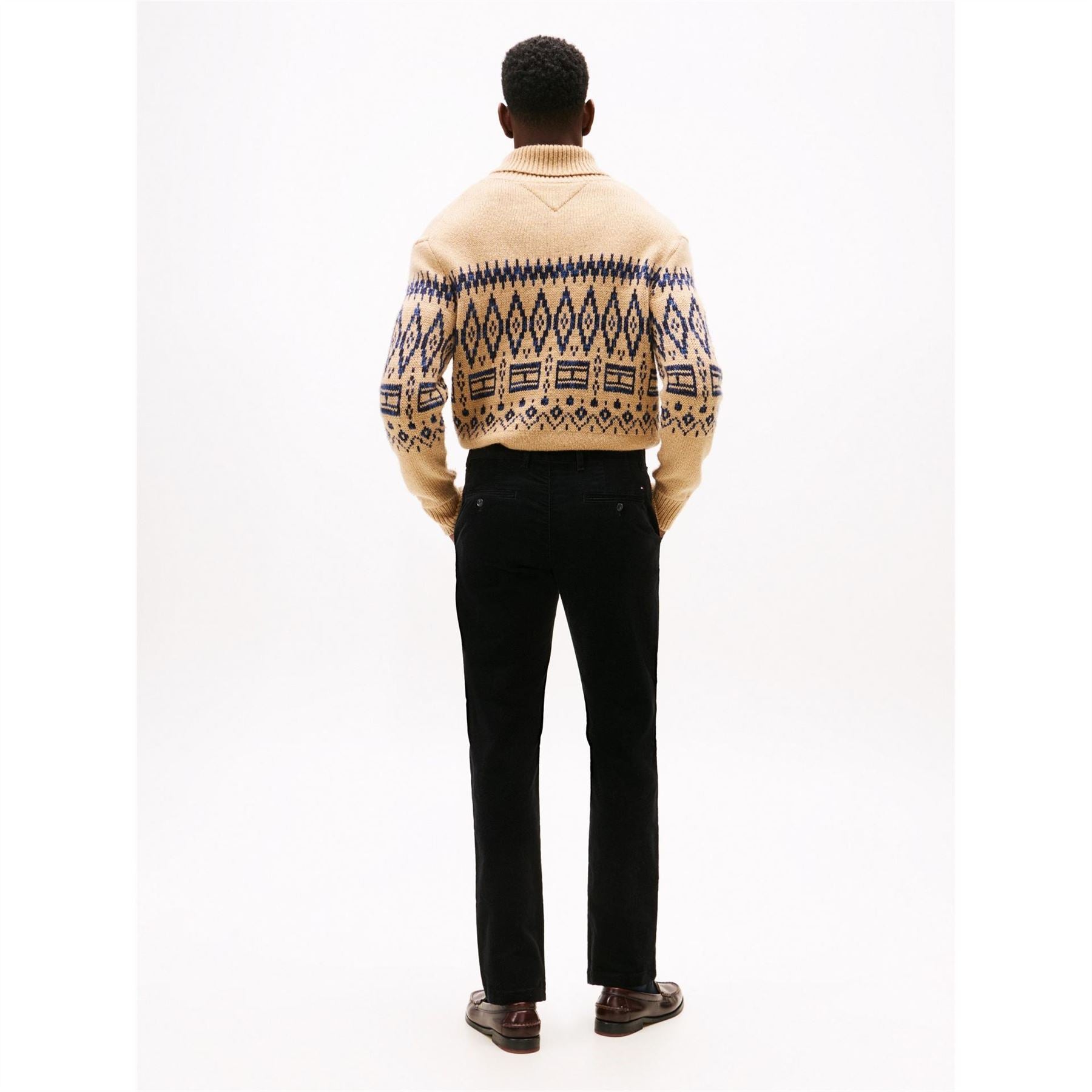 Tommy Hilfiger Denton Solid Patterned Straight Chinos
