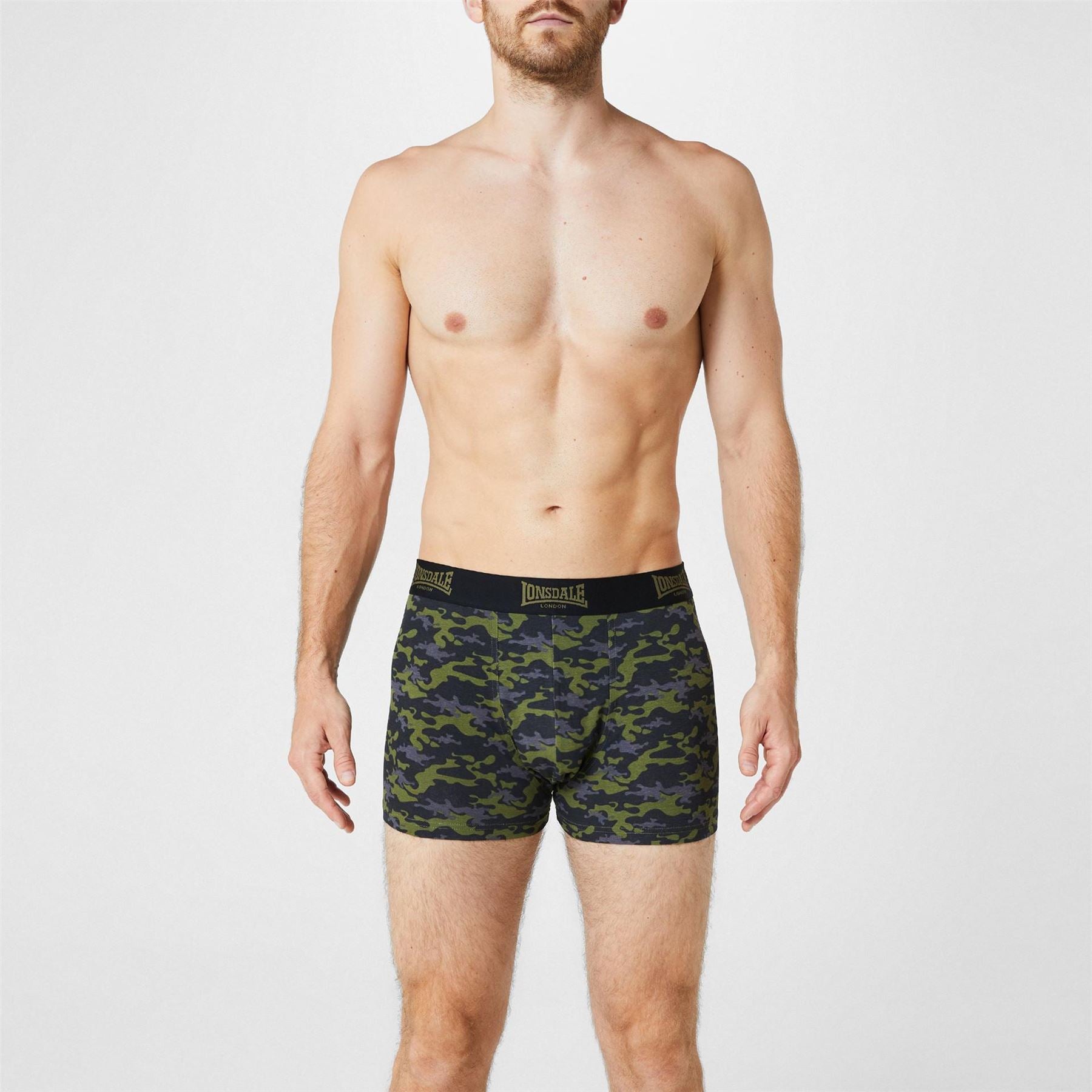 Lonsdale Trunk Shorts 2 Pack Mens