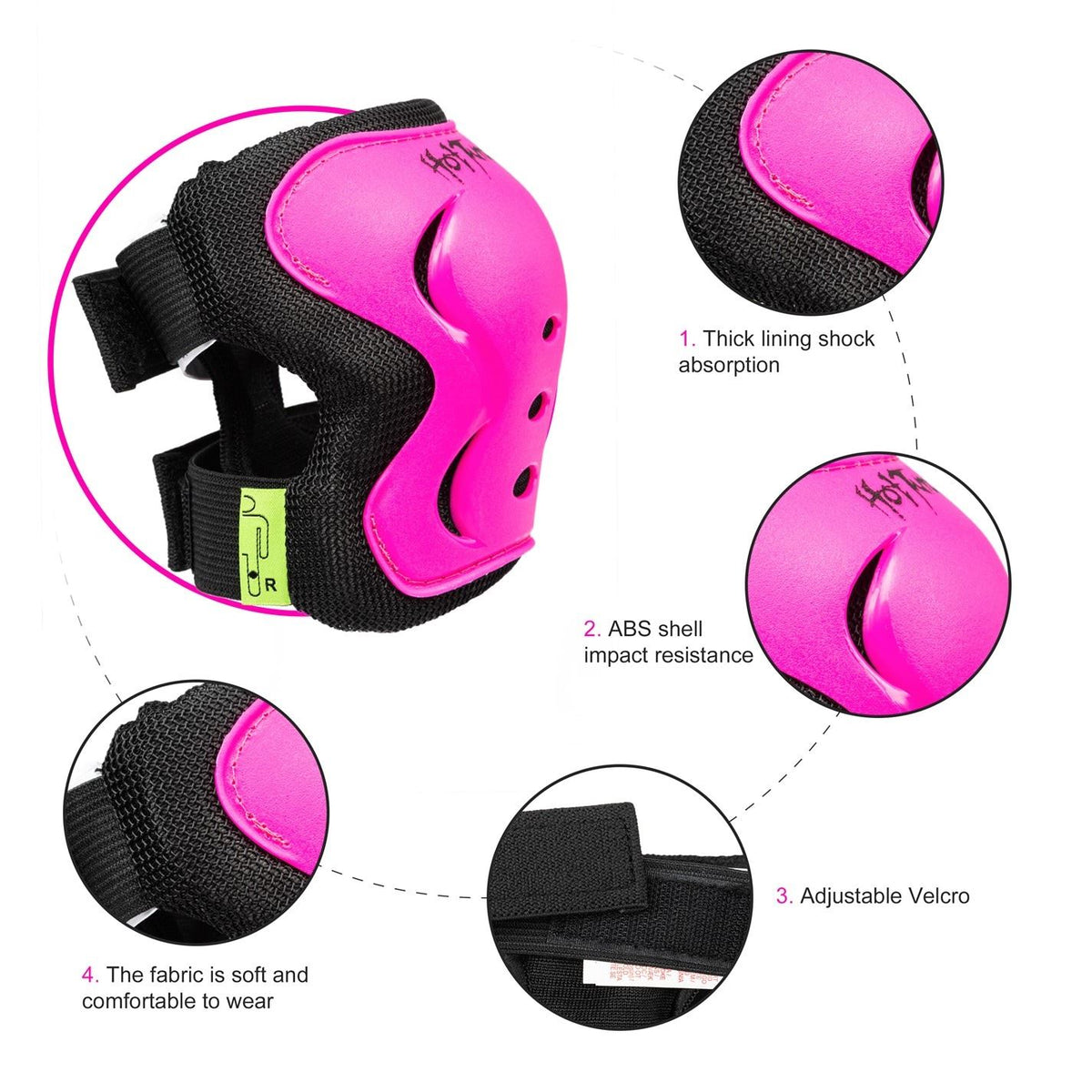 Hot Tuna Youth Skate Protector 3pc Set   Knee Pads Elbow Pad And Wrist Guards