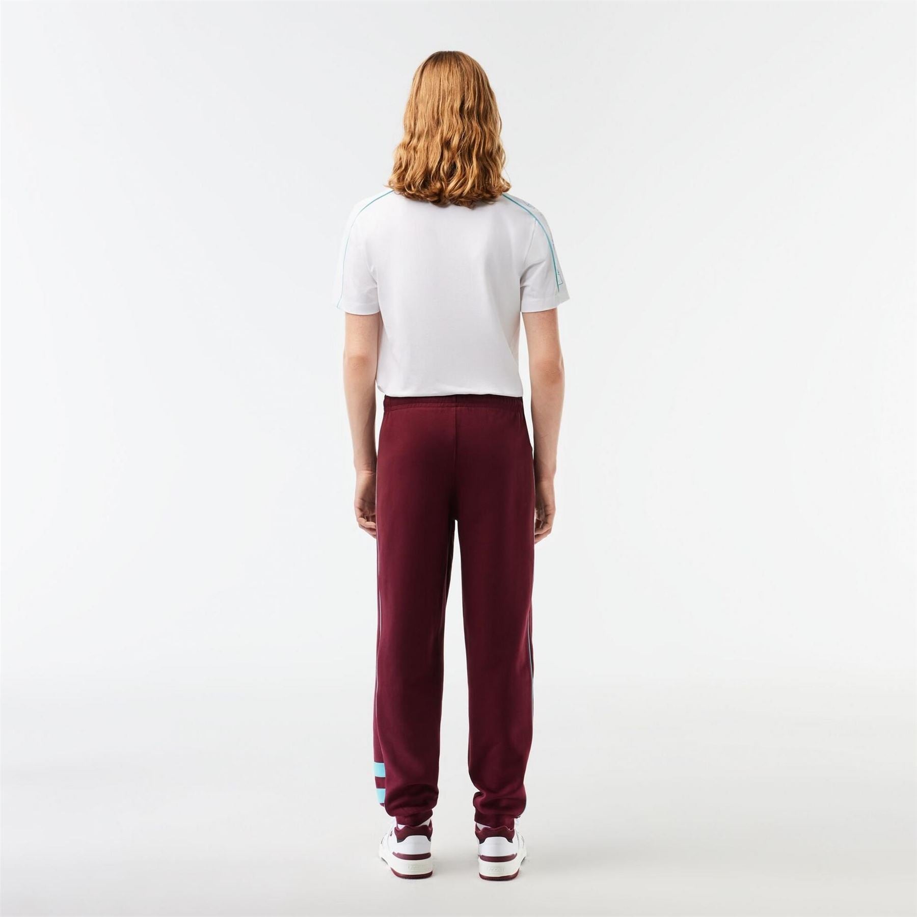 Lacoste Embroidered Closed Hem Fleece Joggers
