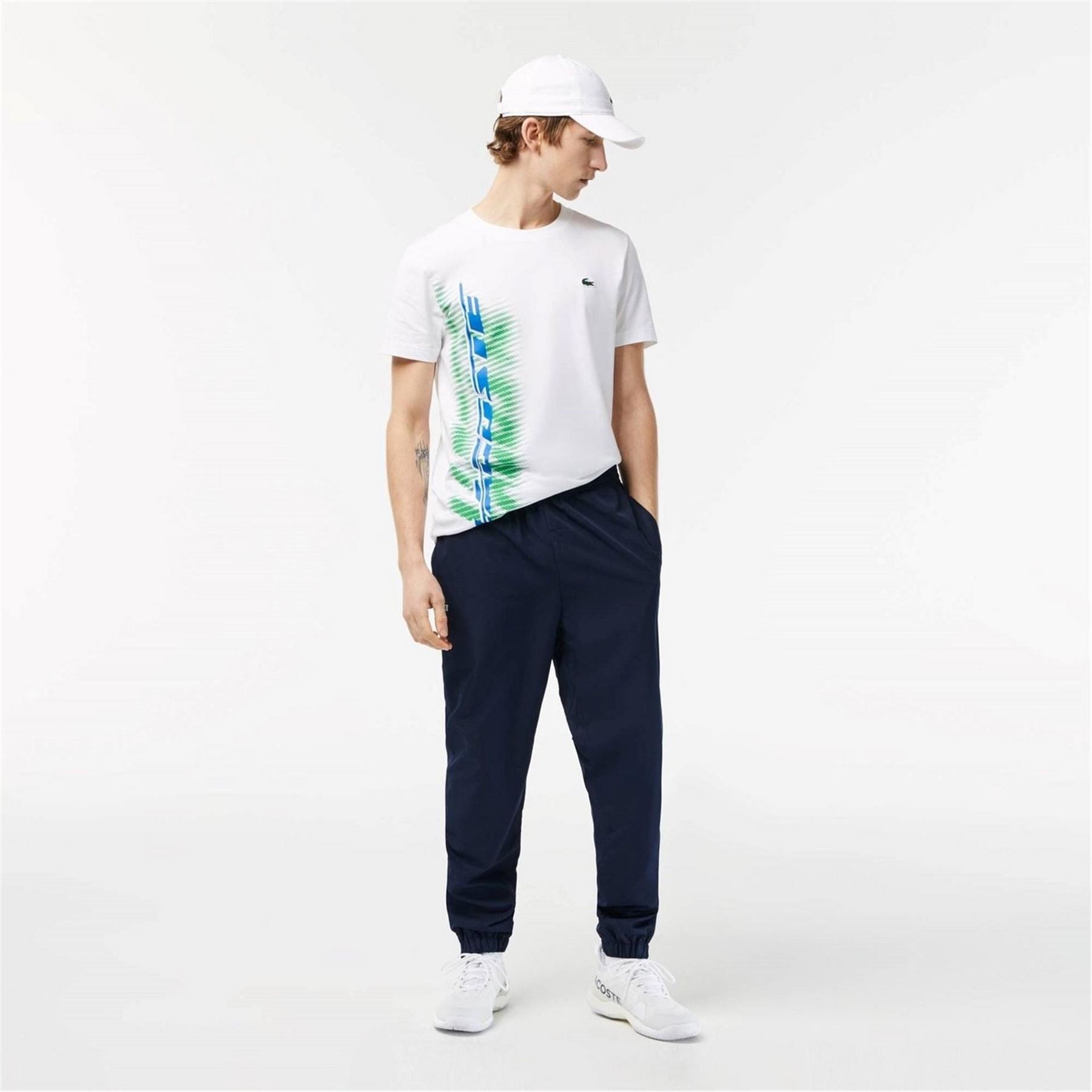 Lacoste Taffeta Closed Hem Tracksuit Bottoms
