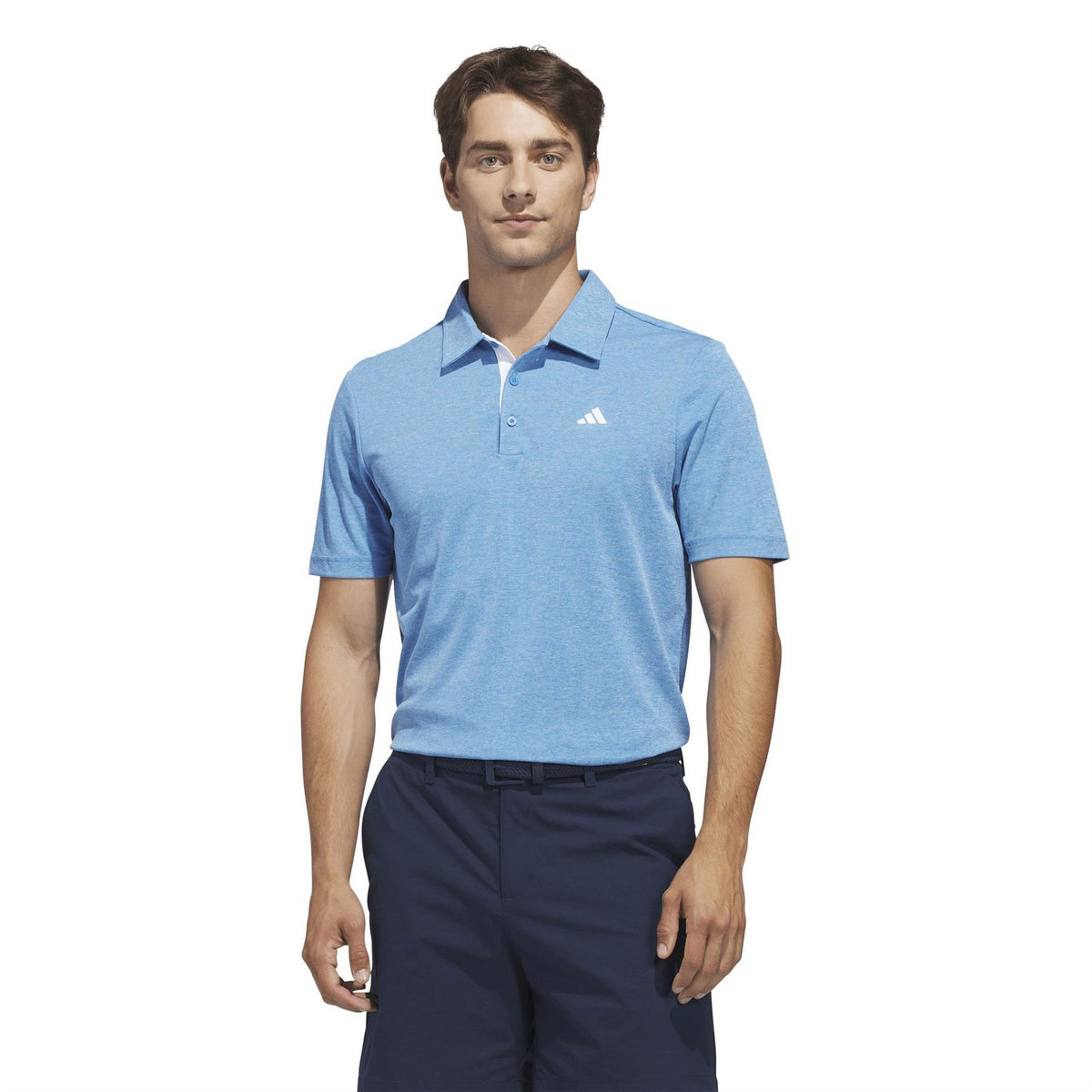 adidas Mens Heather Polo Shirt