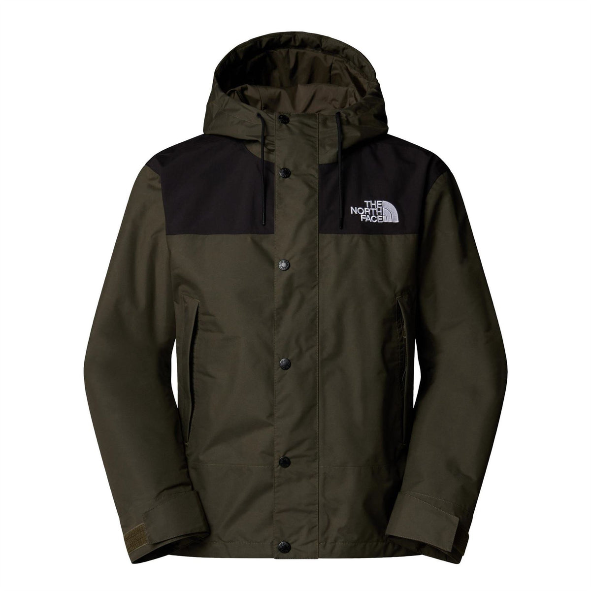 The North Face North Face Reign On Hooded Snap Button Color Block Rain Jacket