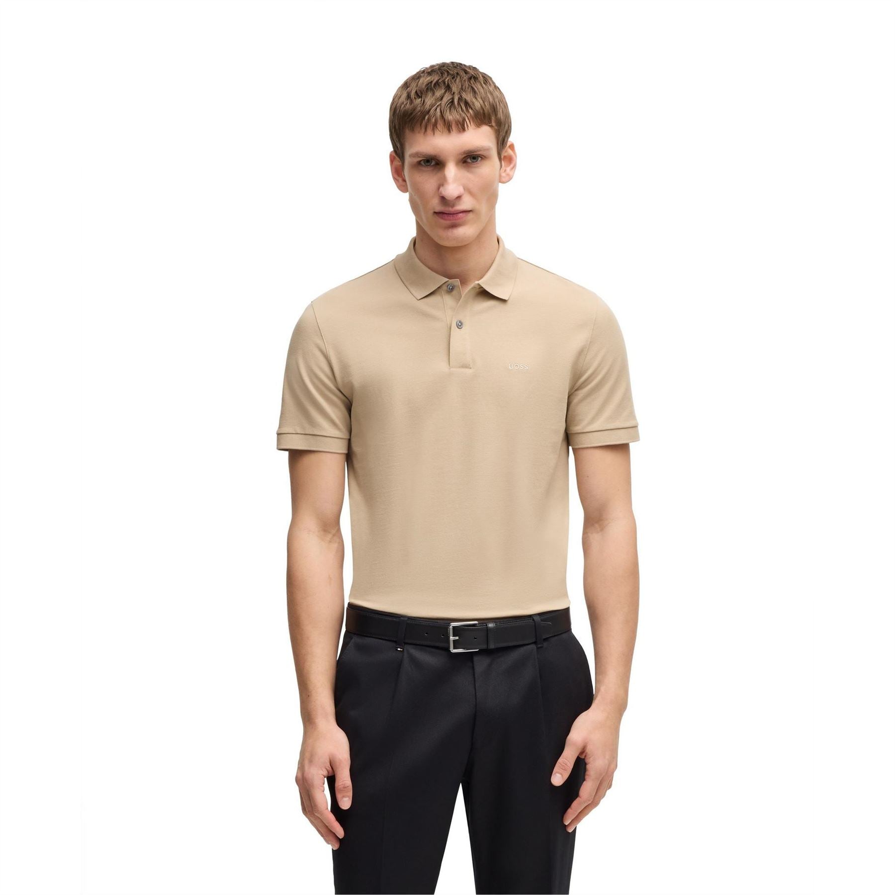 Boss BOSS BLACK Pallas Polo Iconic Logo Embroidered Shirt