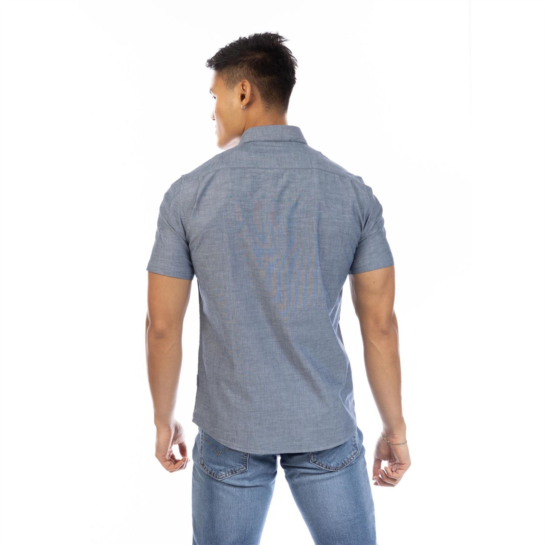 Peter Werth Collared Neck Short Sleeve Regular Fit Shirt