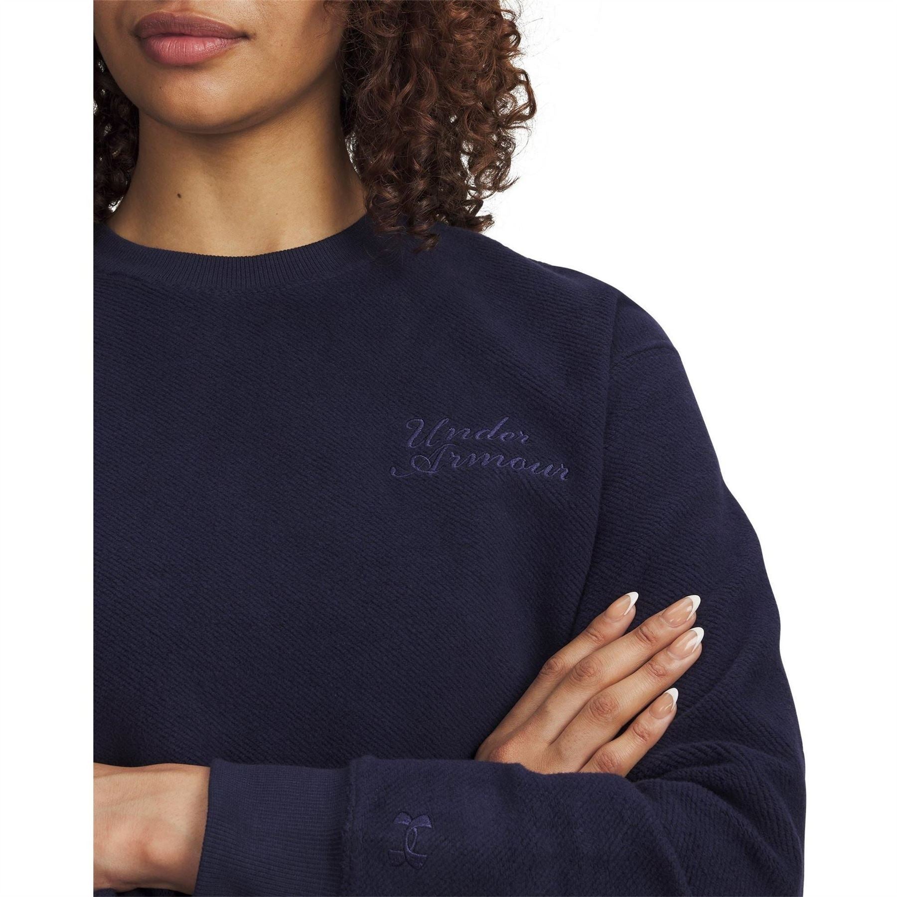 Under Armour Icon Terry Varsity Crew Sweatshirt