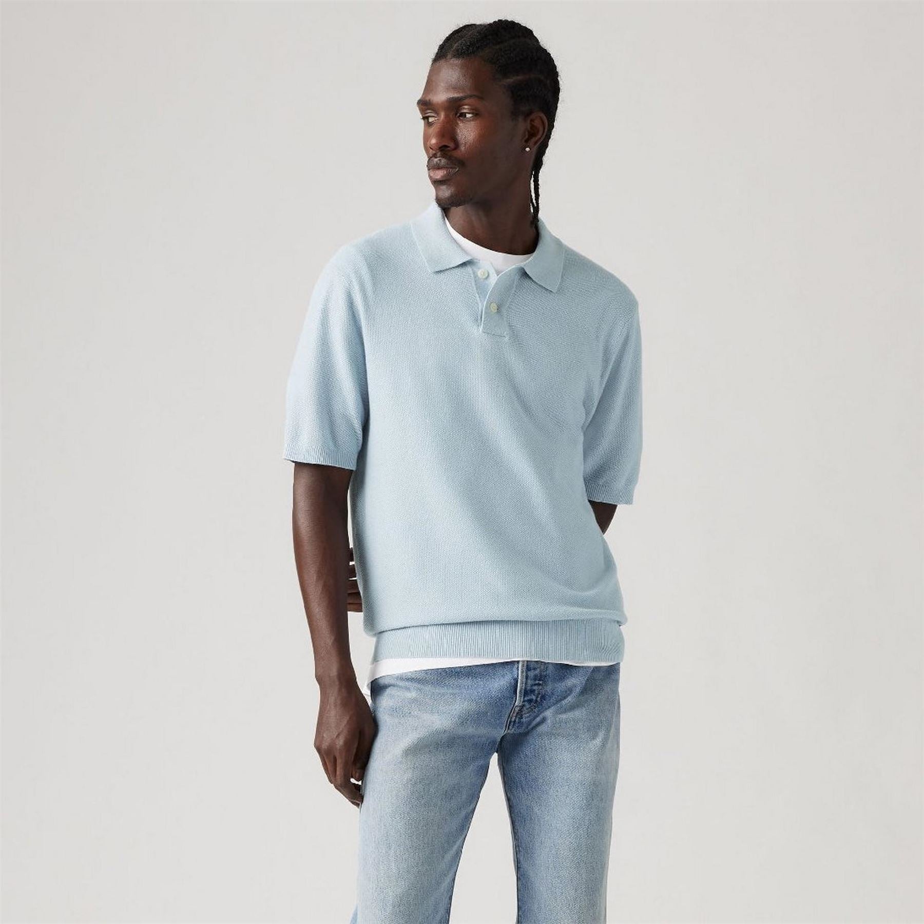 Levis Quarter Zip Knitted Top