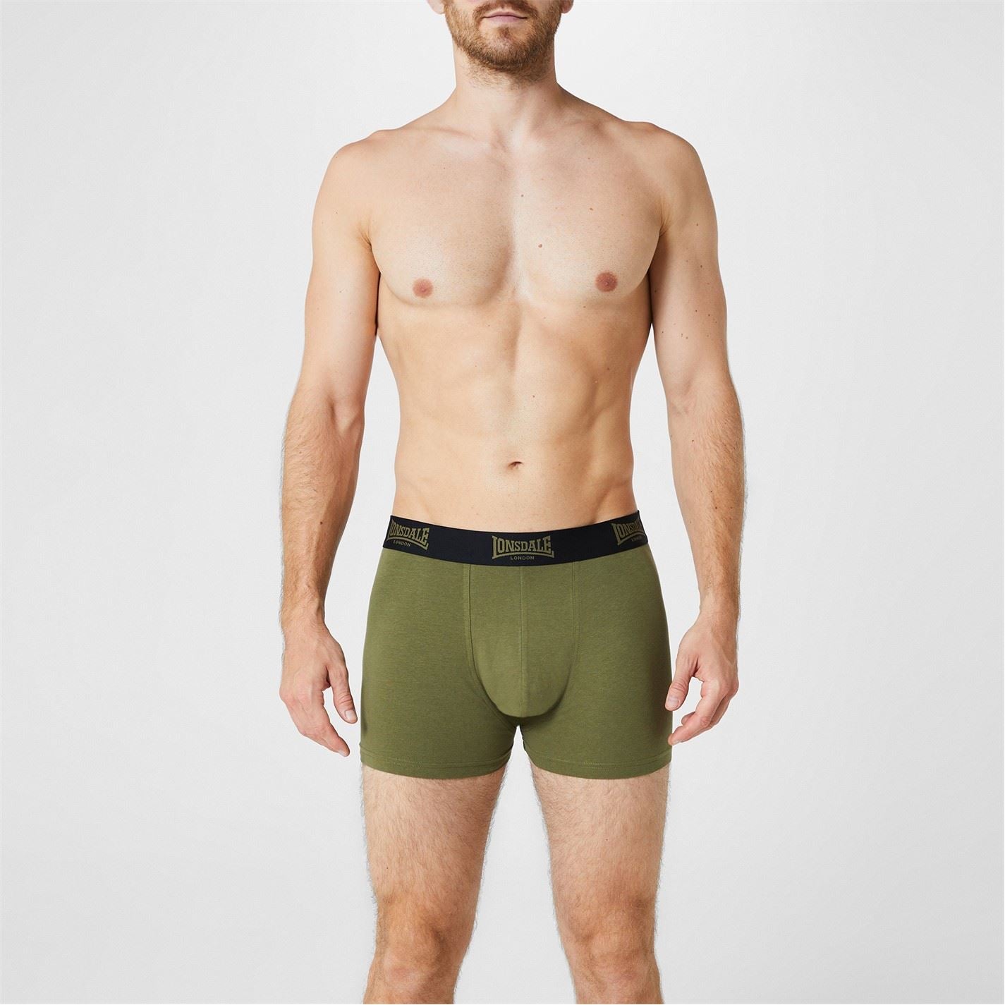 Lonsdale Mens 2 Pack Trunk