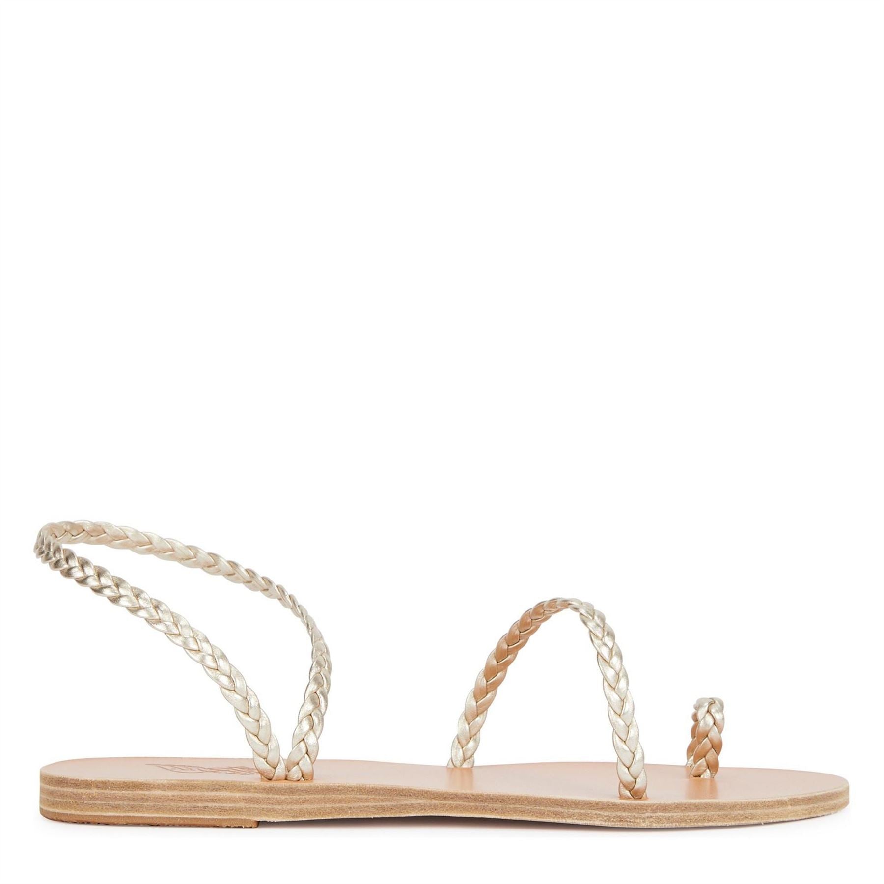 Ancient Greek Sandals Braid Flat Sandal