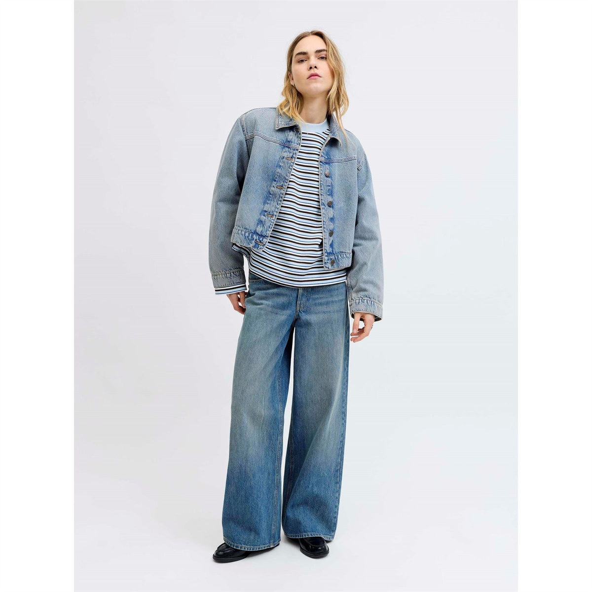 JJXX Norma Stone Wash Front Pocket Denim Jacket