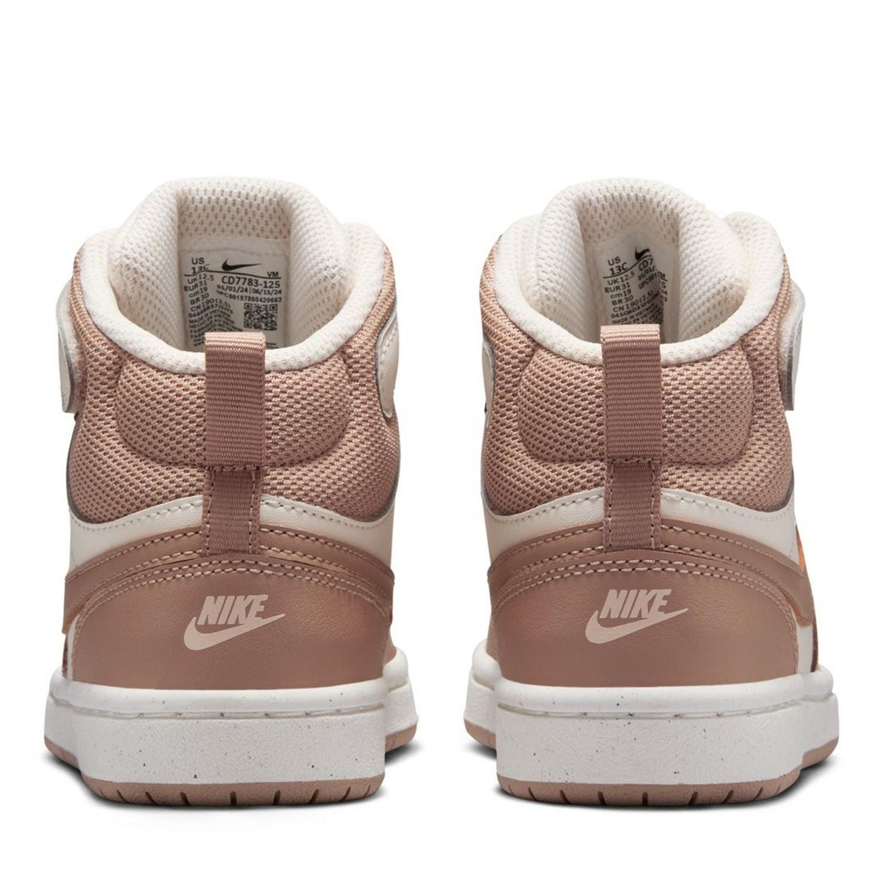 Nike Court Borough Mid 2 Little Kids Shoes