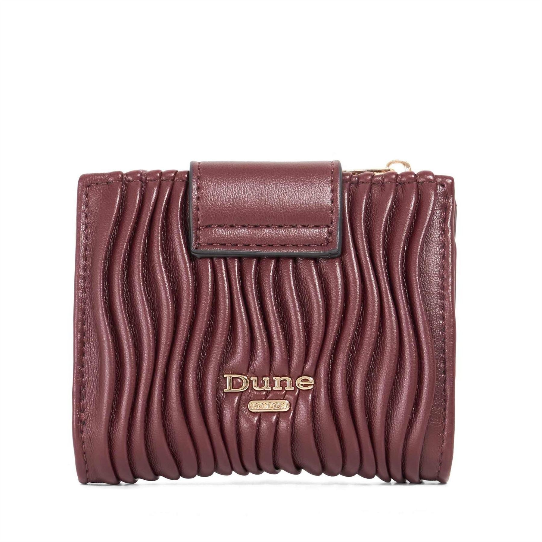 Dune London Kearton Textured Coin Purse with Gold Tone Hardware