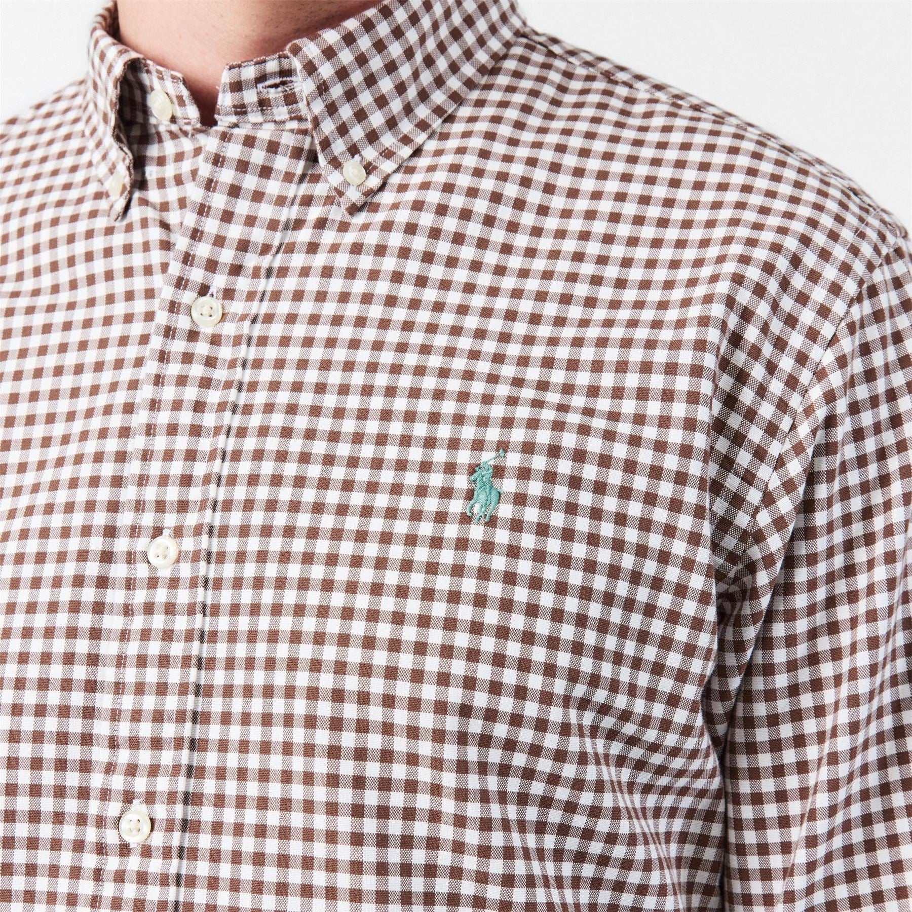 Polo Ralph Lauren Ox Lined Long Sleeve Patterned Shirt