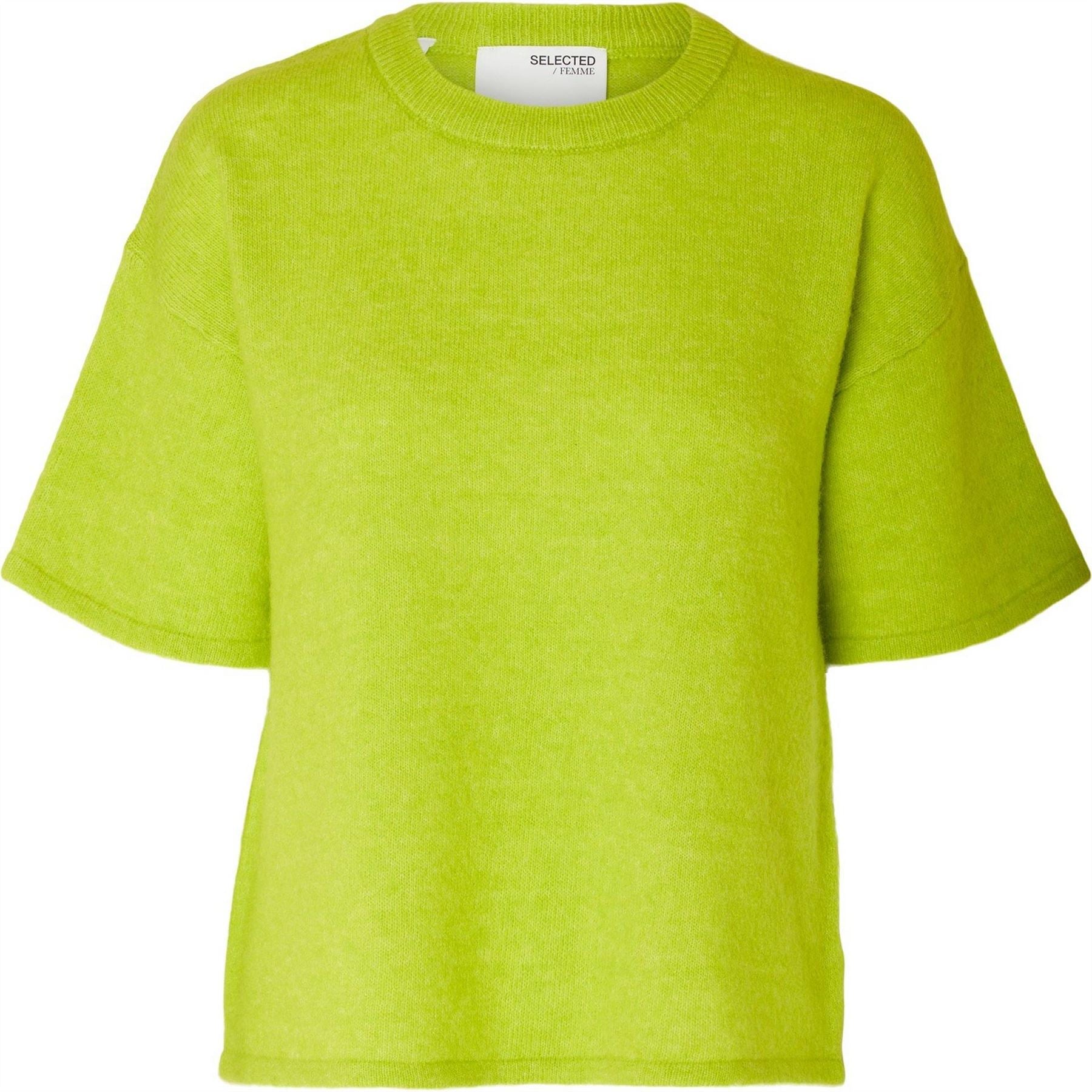 Selected Femme Maline Knit Relaxed Fit Crew Neck Sweater