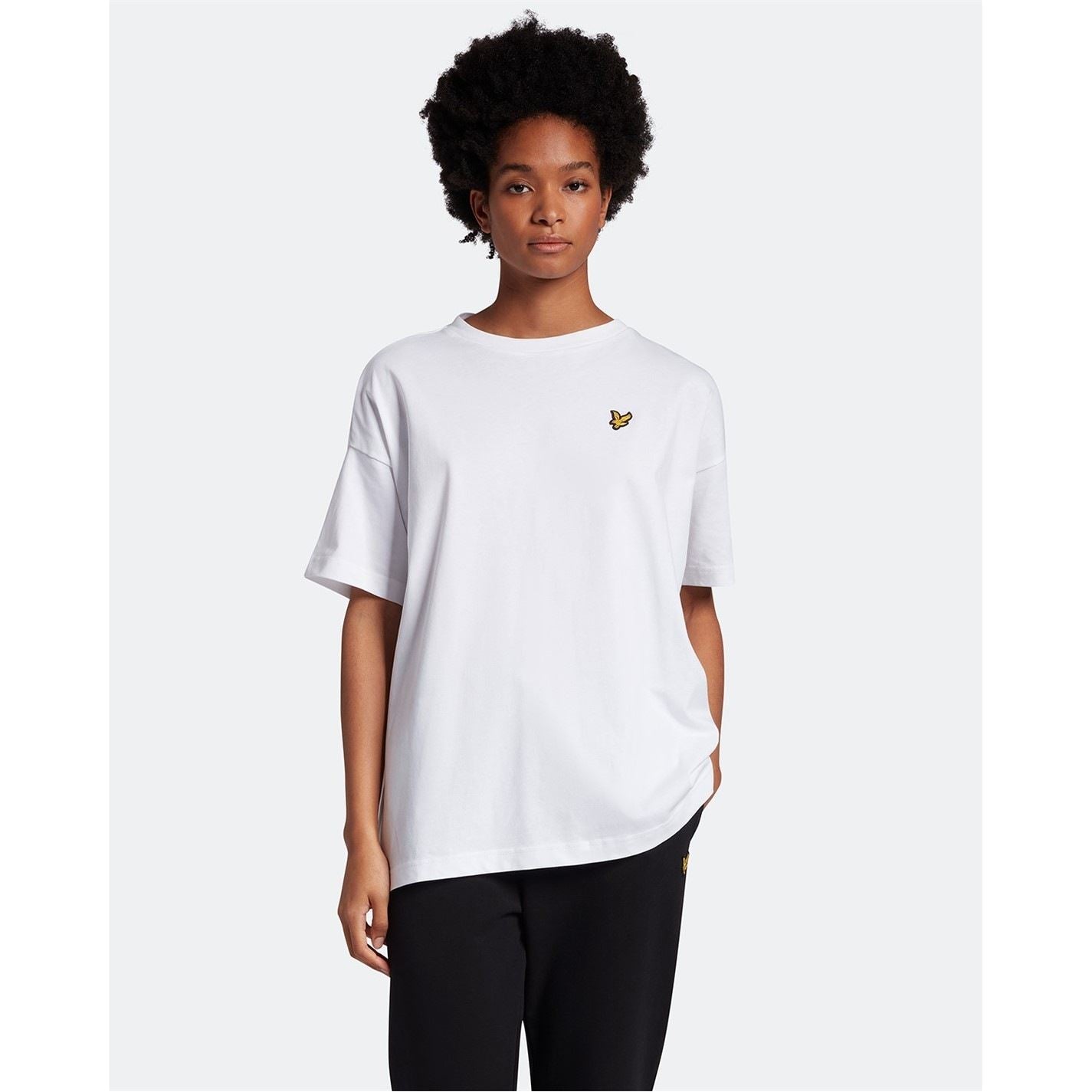 Lyle and Scott Plus Oversize Fit Crew Neck T-Shirt