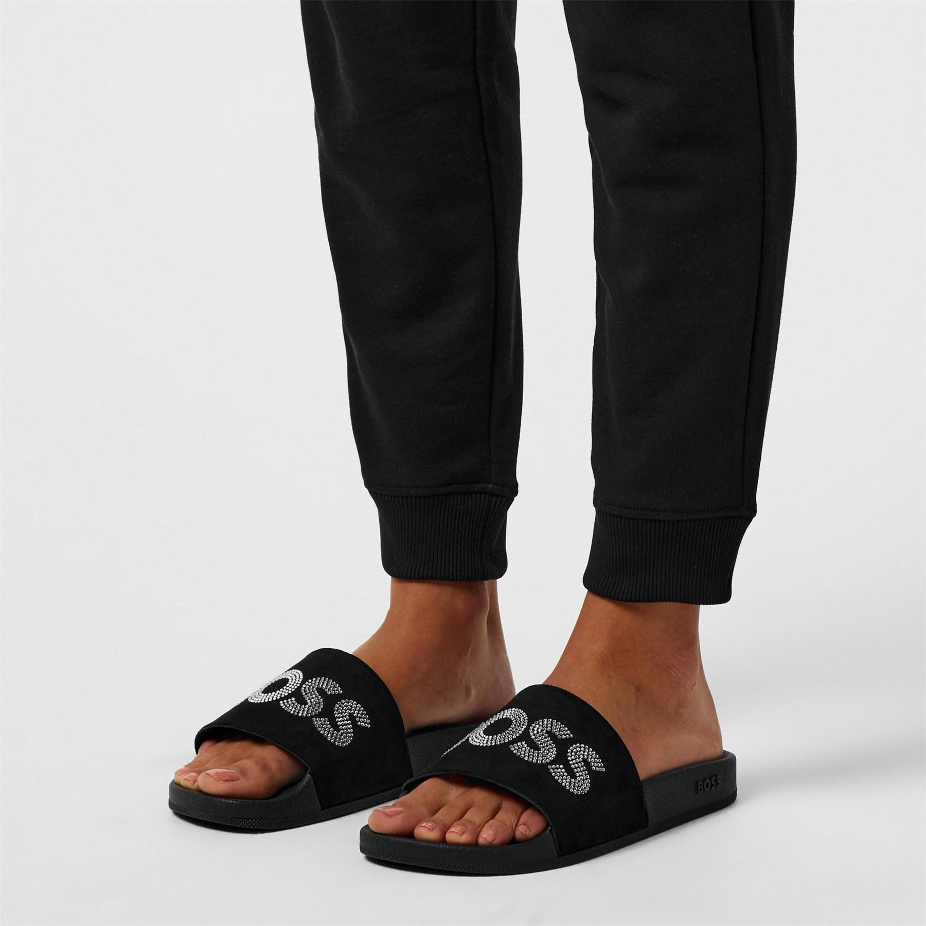 Boss Diamante Pool Shoes Sandals