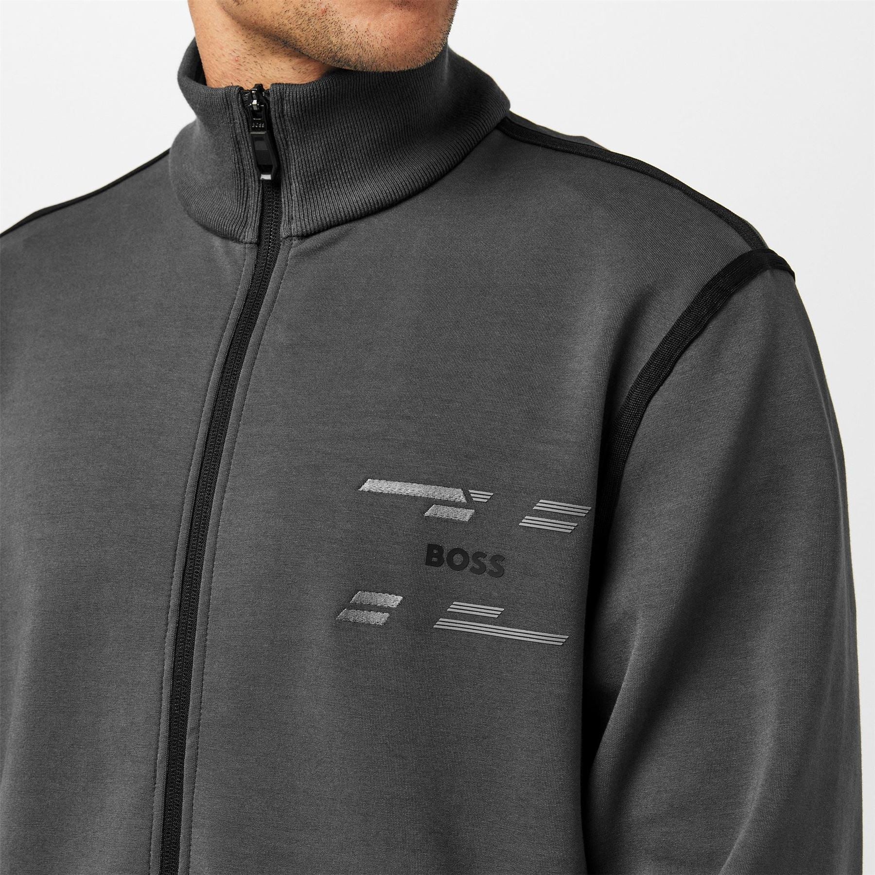Boss Skaz Tape Sweatshirt With Tape Trims