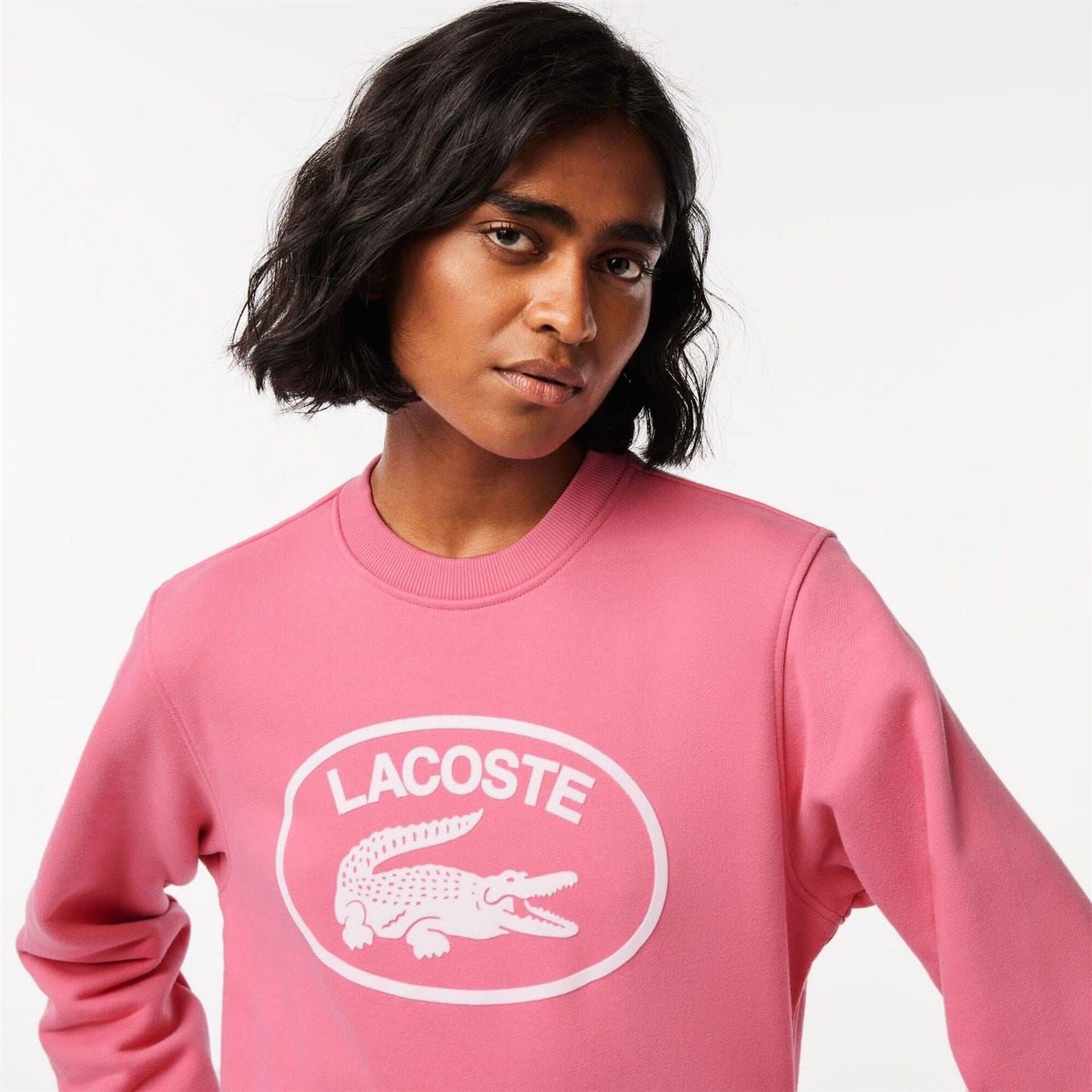 Lacoste Fit Organic Cotton Fleece Sweatshirt