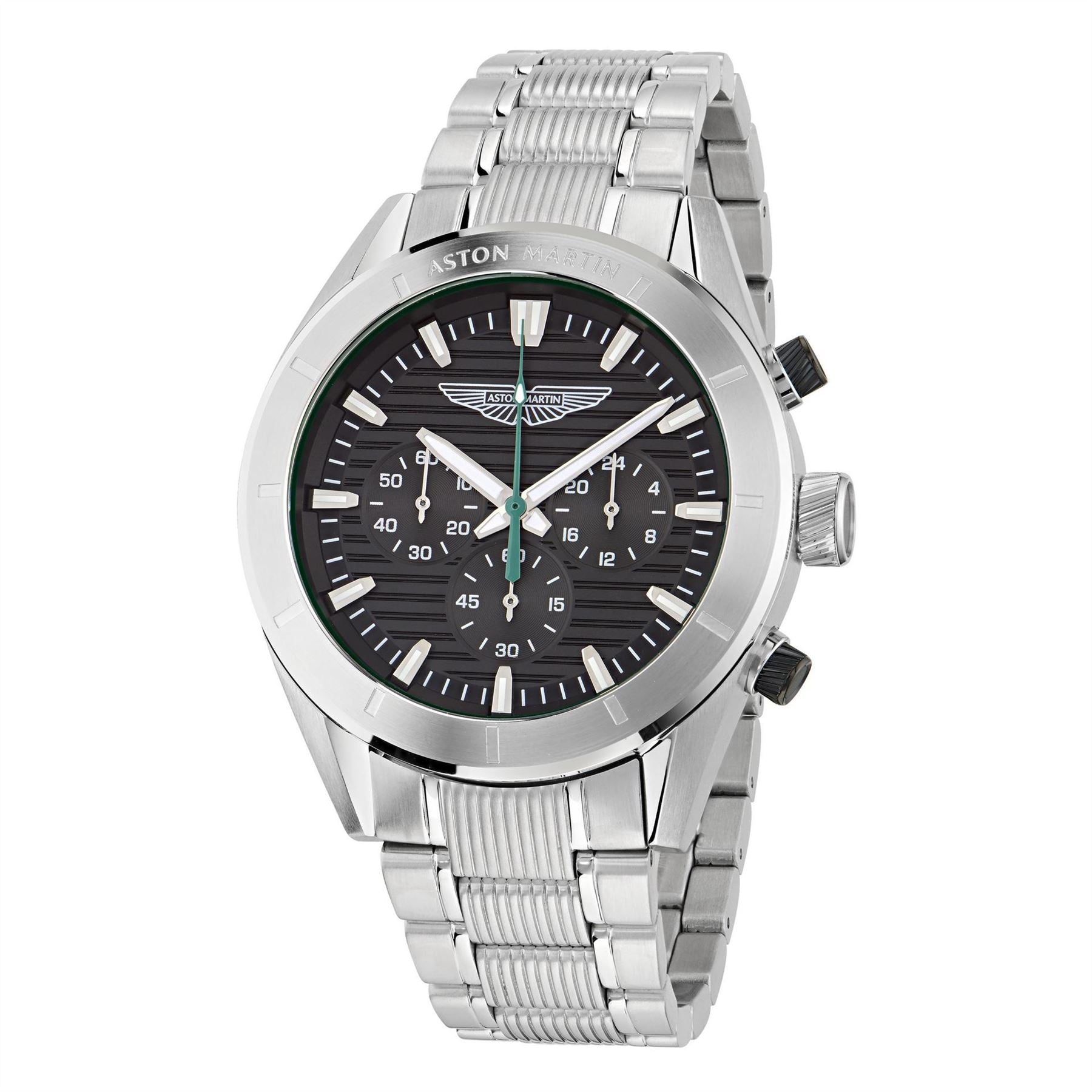 Aston Martin Bond Street Sn62 Racing Steel Bracelet Analogue Watch