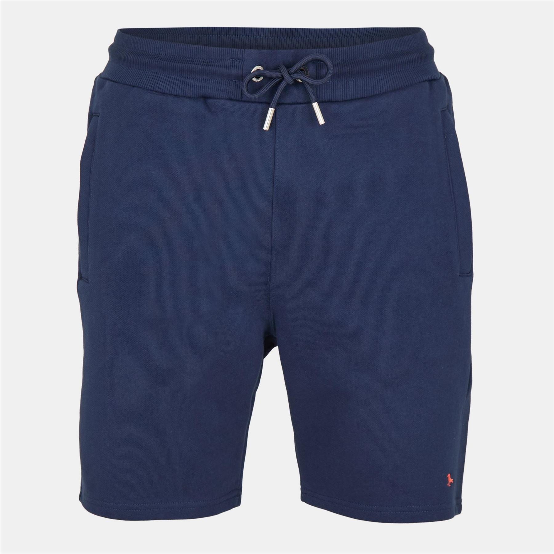 Modern Amusement Bergam Ribbed Waistband Shorts with Drawstring