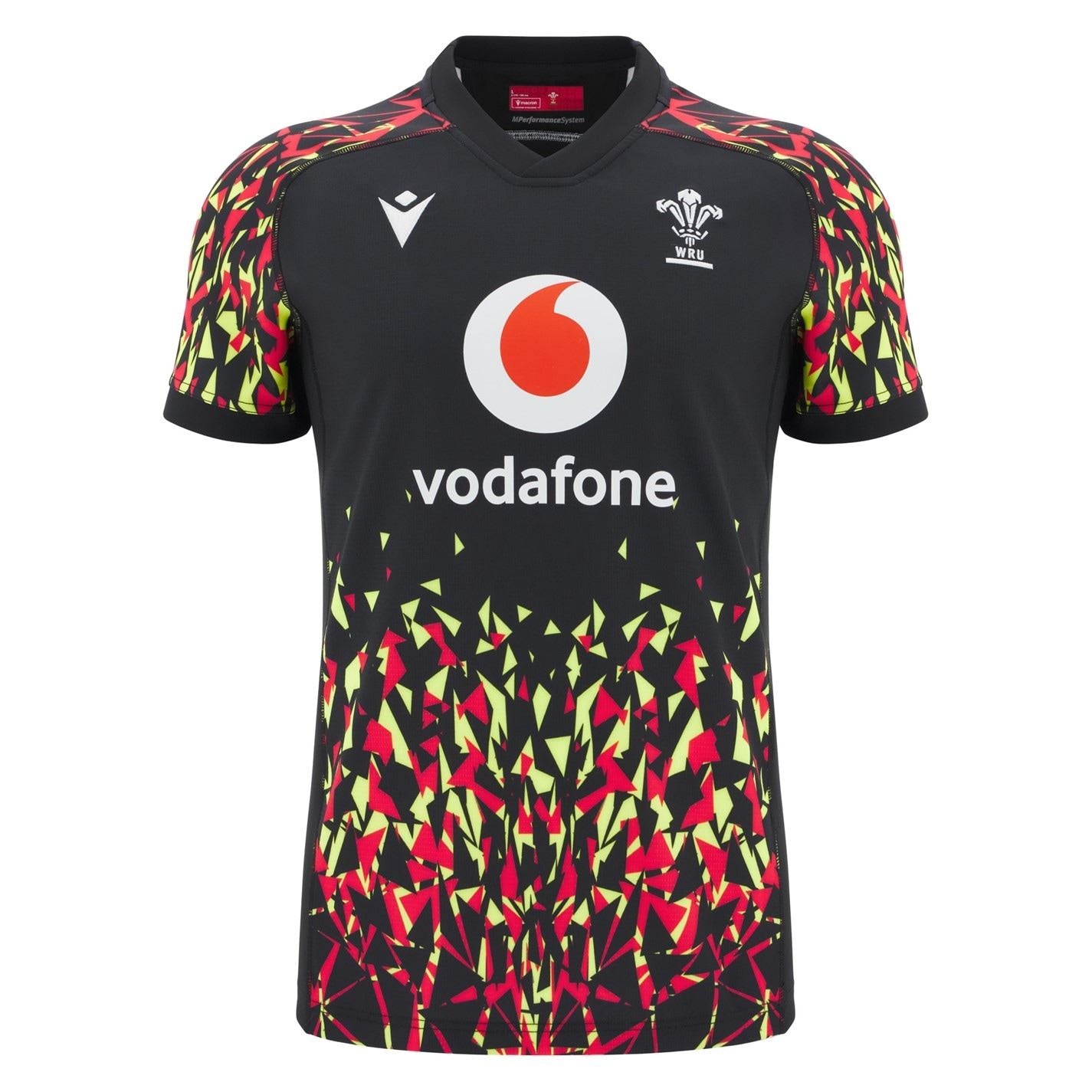 Macron Wales Rugby Training Shirt 2025 Adults