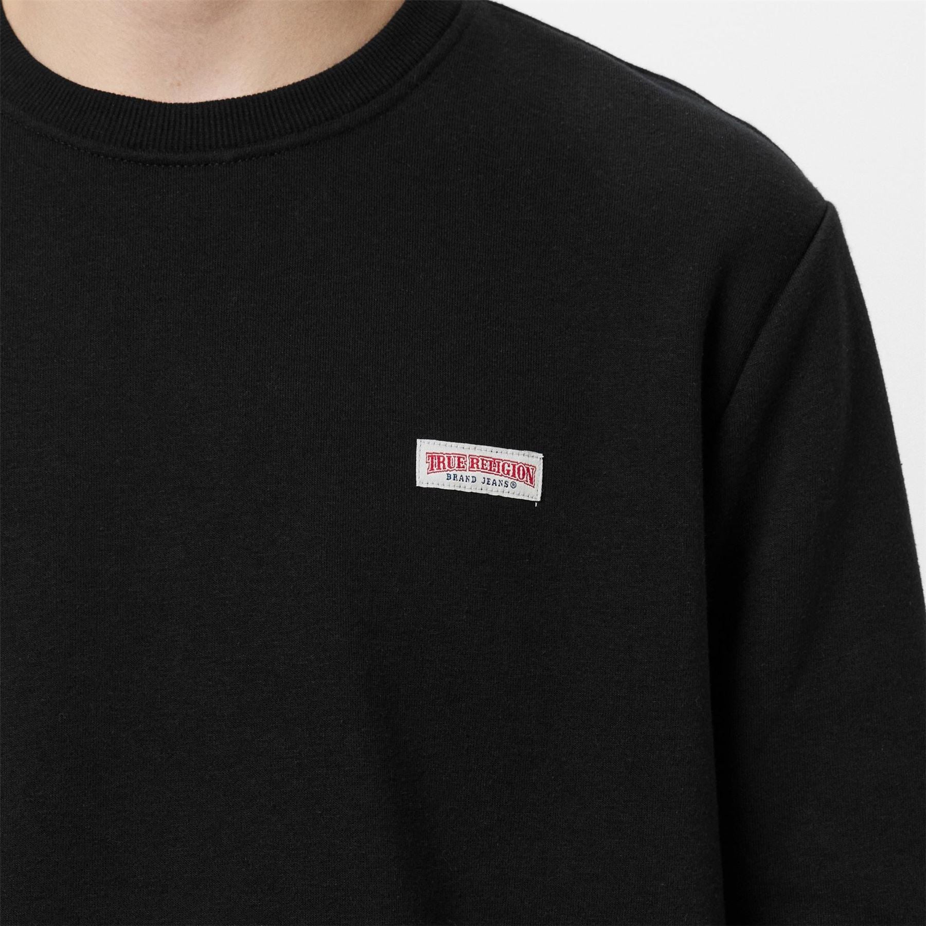 True Religion Original Logo Crew Neck Sweatshirt