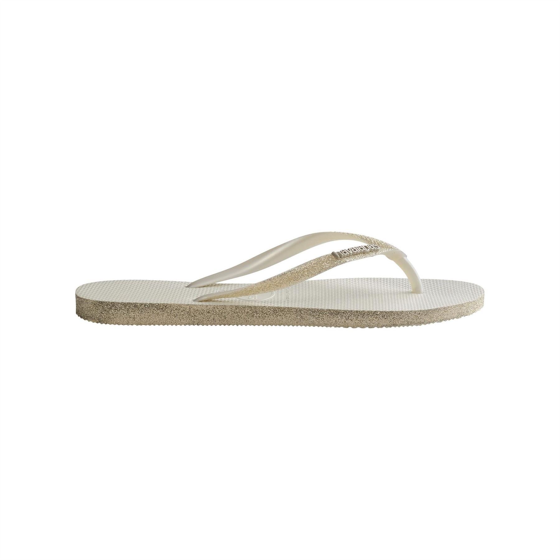 Havaianas Hav. Slim Sparkle White 33 34 Flip Flops Womens