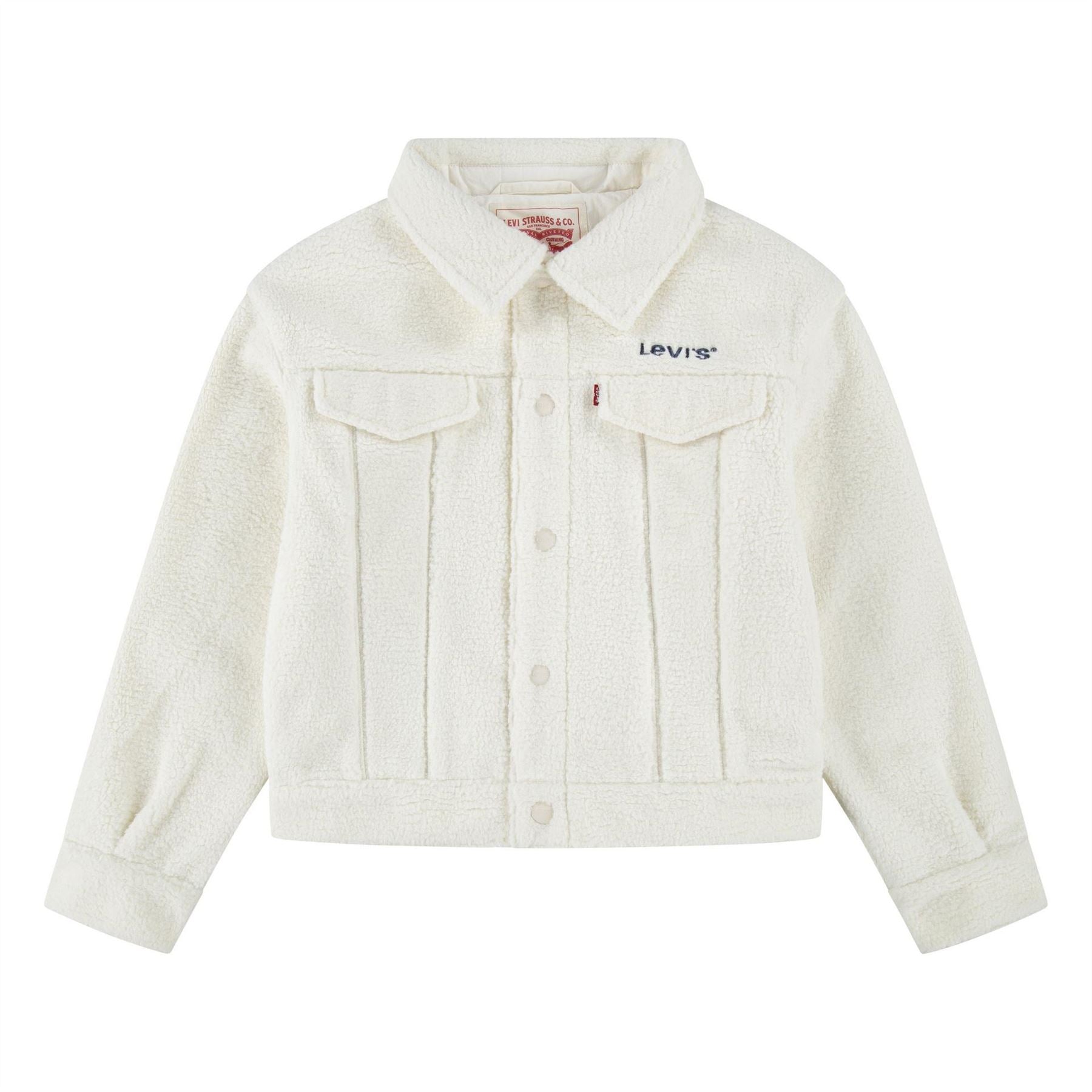 Levis Sherpa Trucker Shirt Collared Jacket