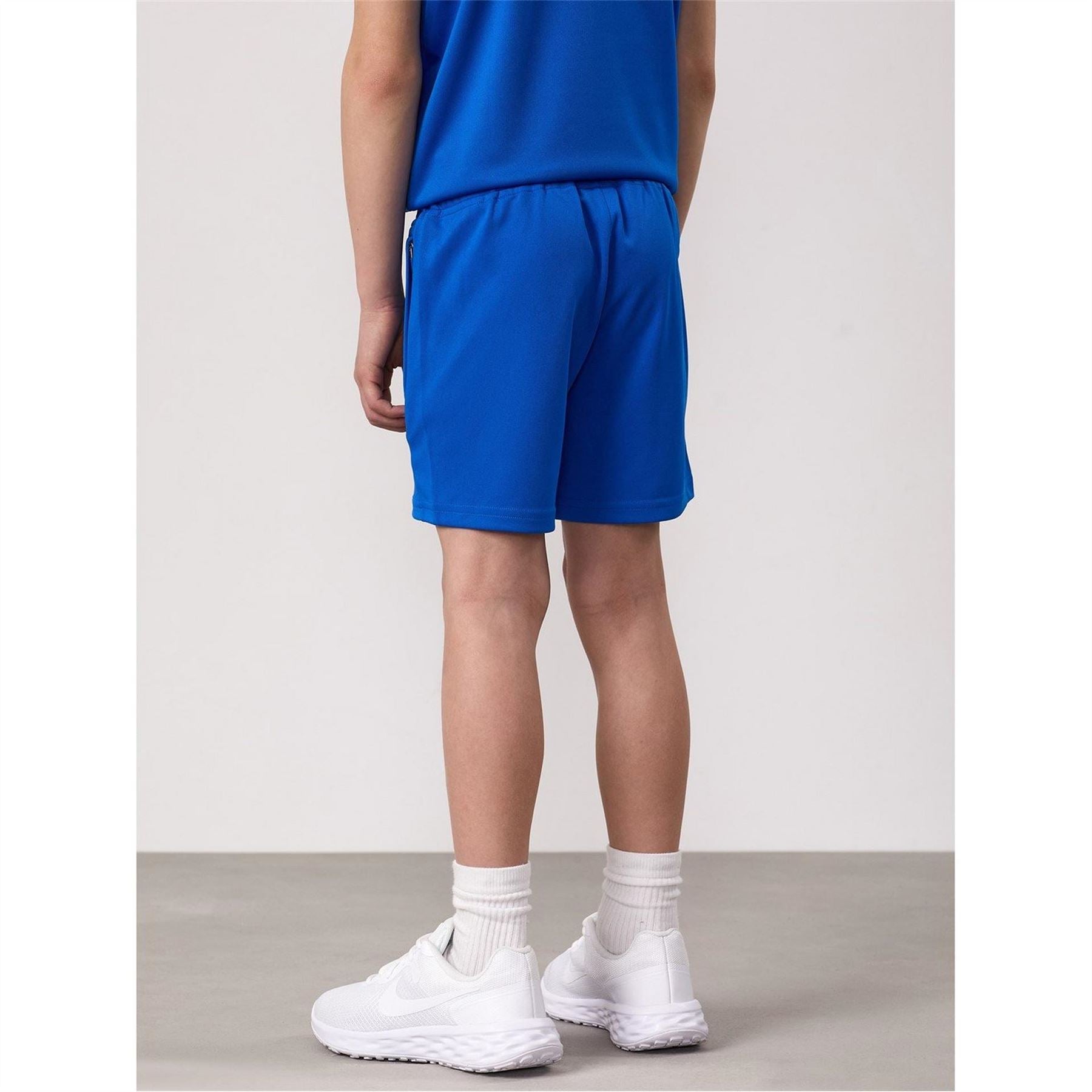 Gym King Gymki Lightweight Poly Sonic Blue Tracksuit Shorts