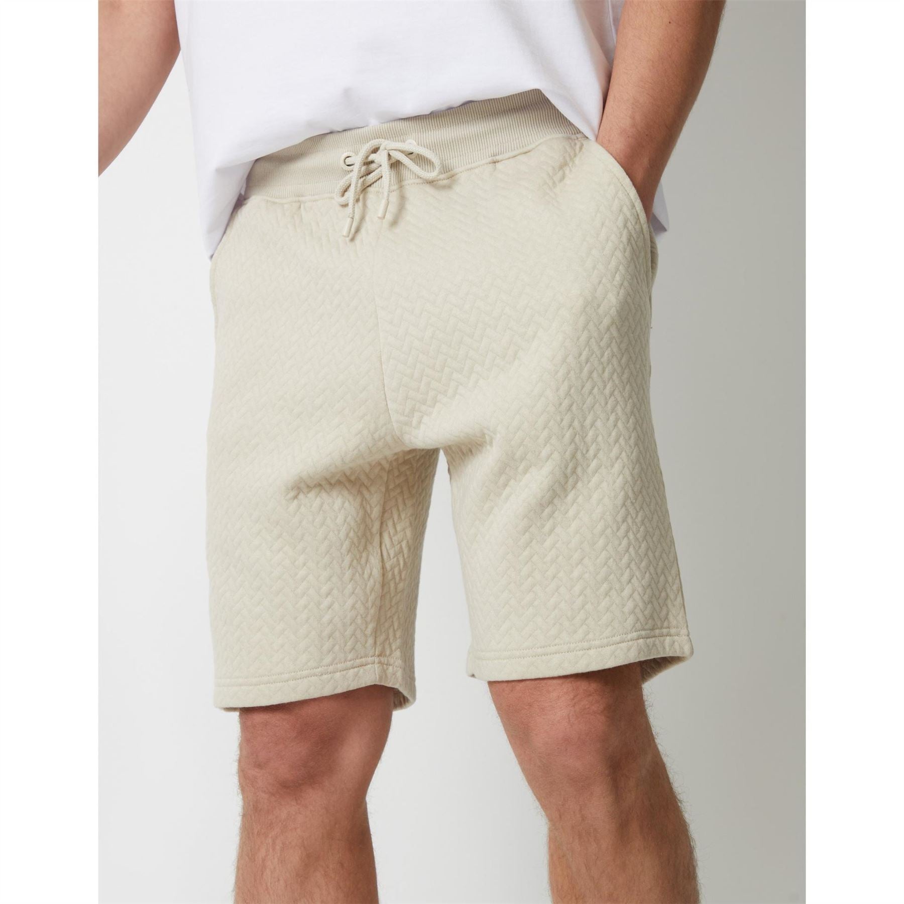 Threadbare Mitch Textured Bermuda Shorts