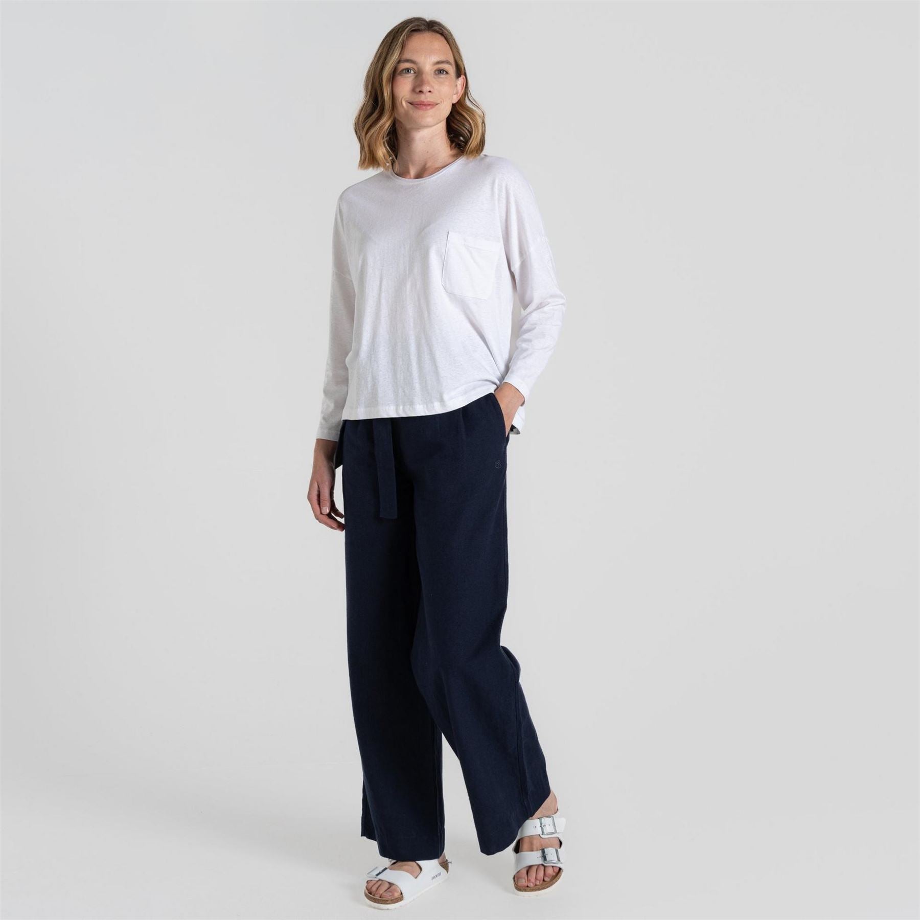 Craghoppers Lifestyle Solucellair Crew Neck Long Sleeve T-Shirt