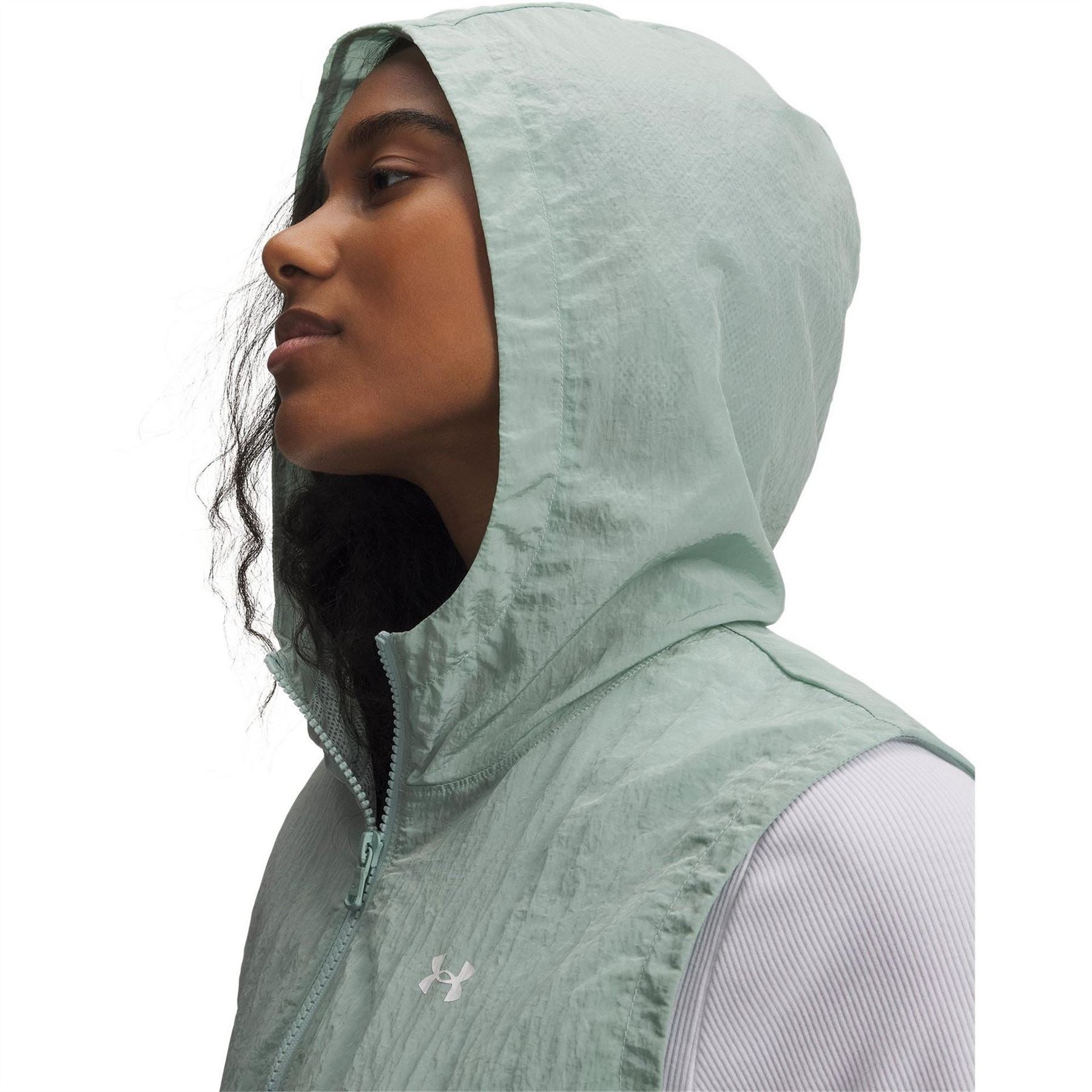 Under Armour Rival Woven Ruched Vest