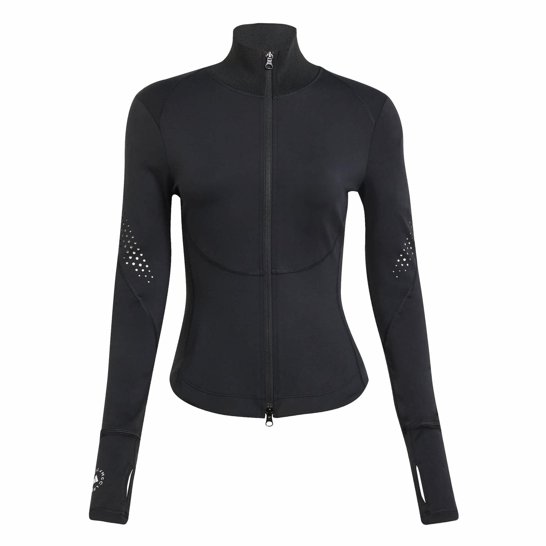 adidas by Stella McCartney Funnel Neck High Collar Long Sleeve Raglan Athletic Top