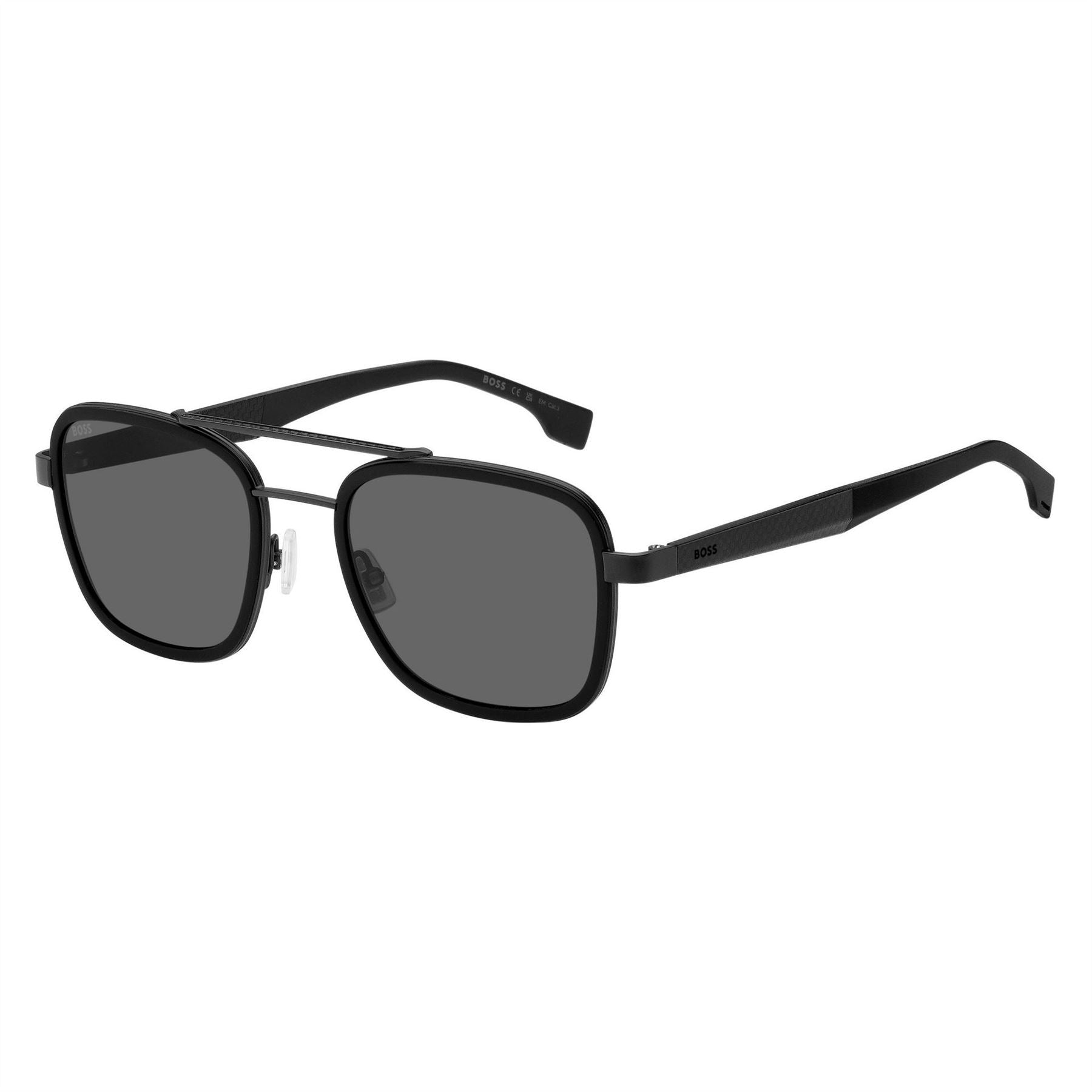 Boss Double Bridge Round Sunglasses