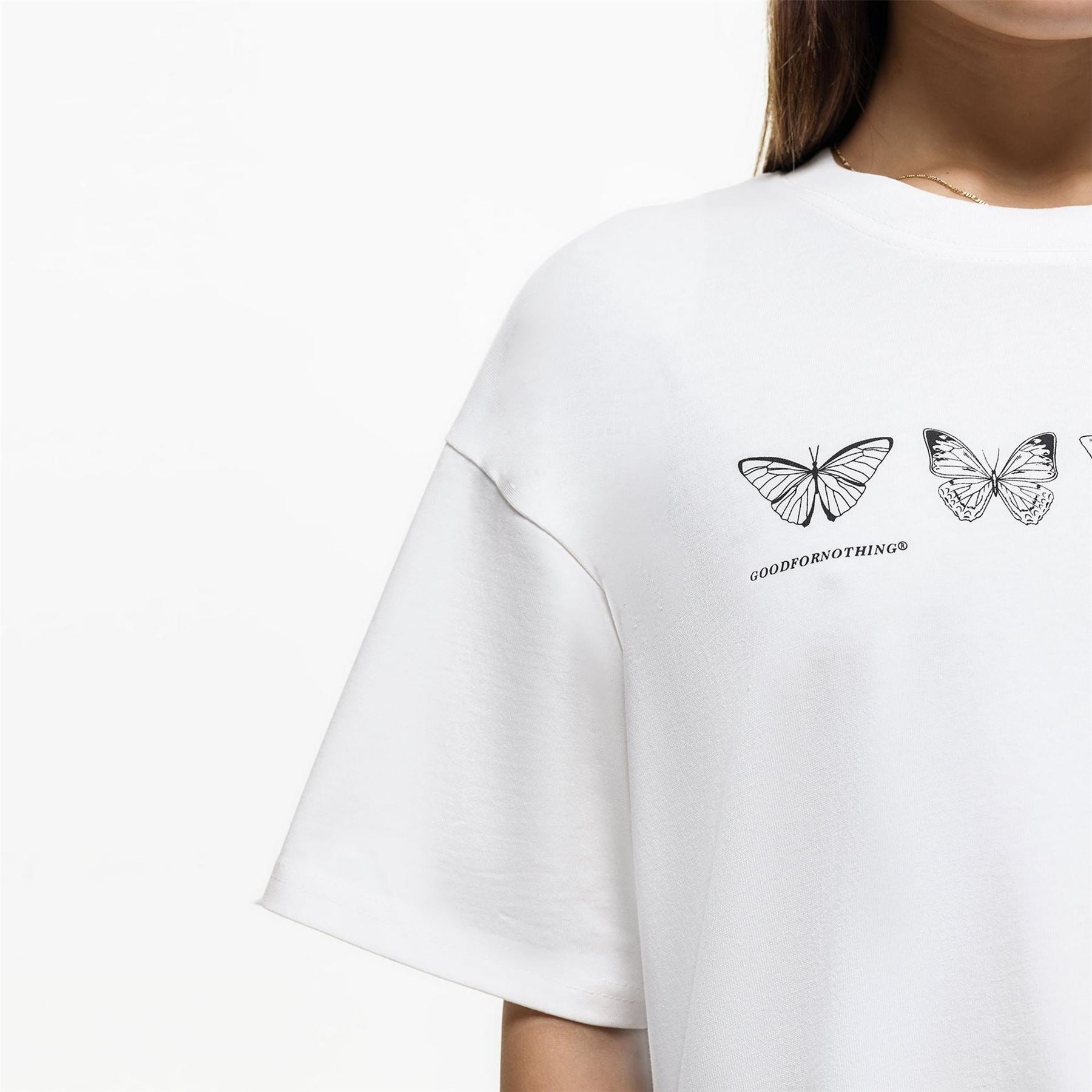 Good For Nothing Oversized T-Shirt White