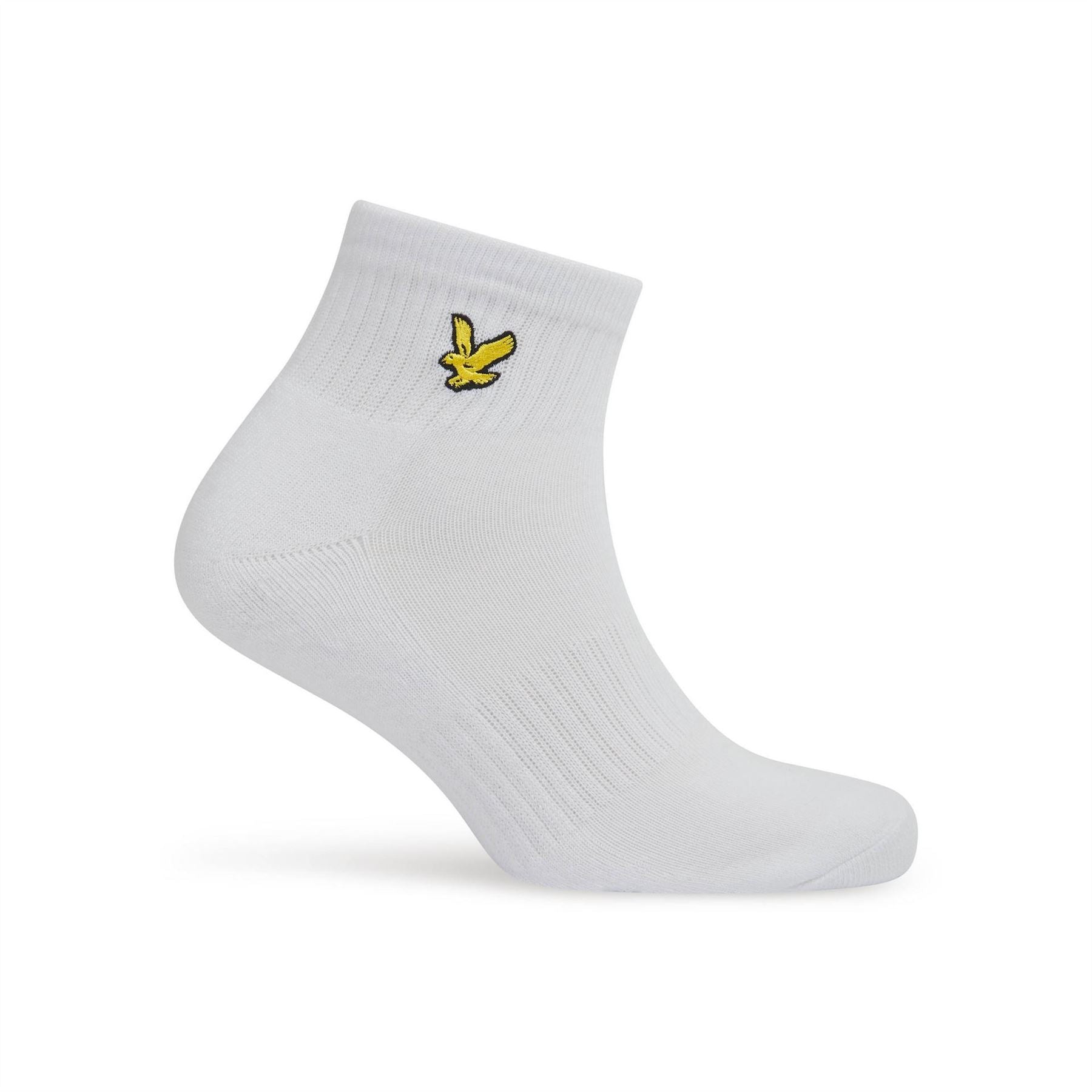 Lyle and Scott 3 Pack Lettering Ankle Socks