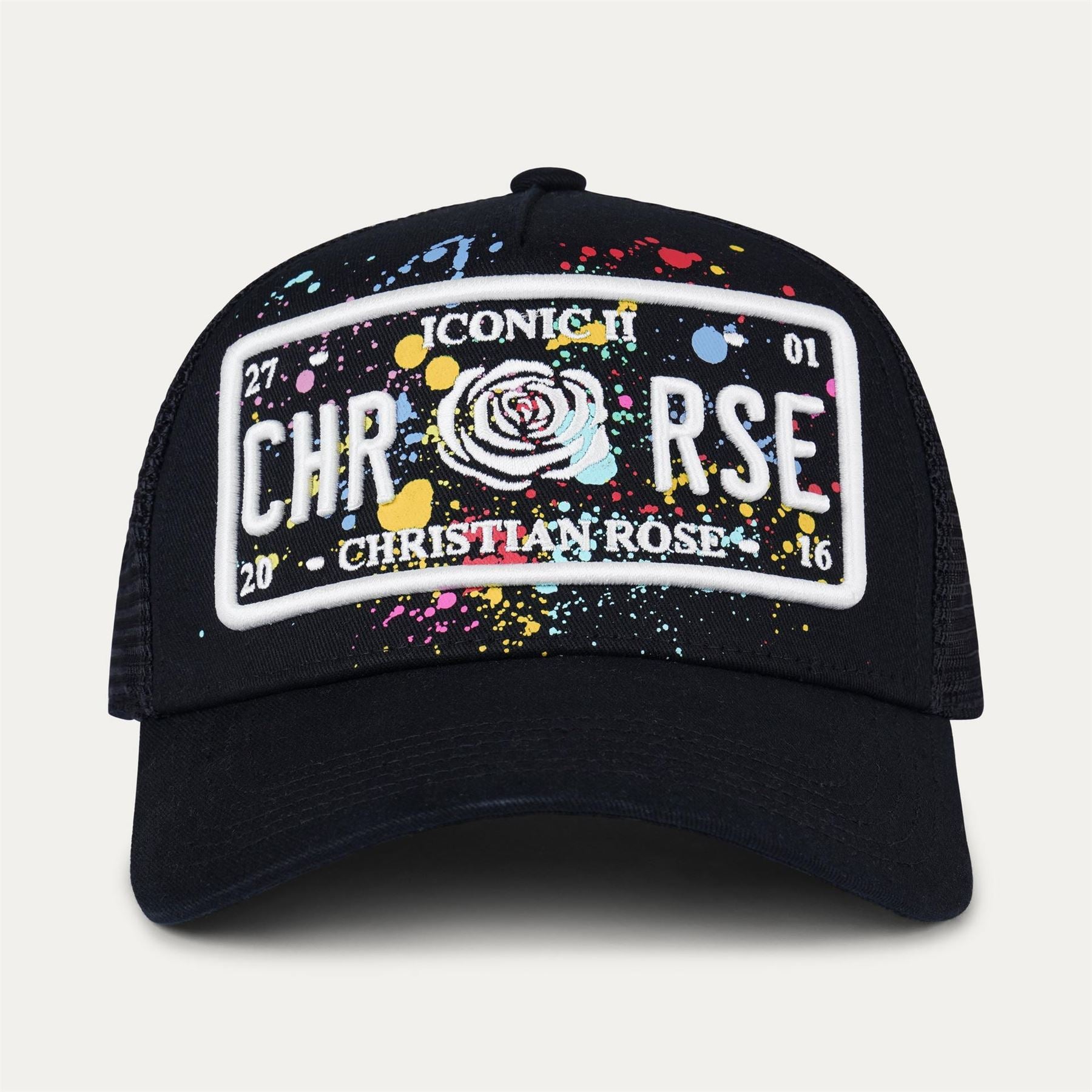 Christian Rose Ii Plate Trucker Cap