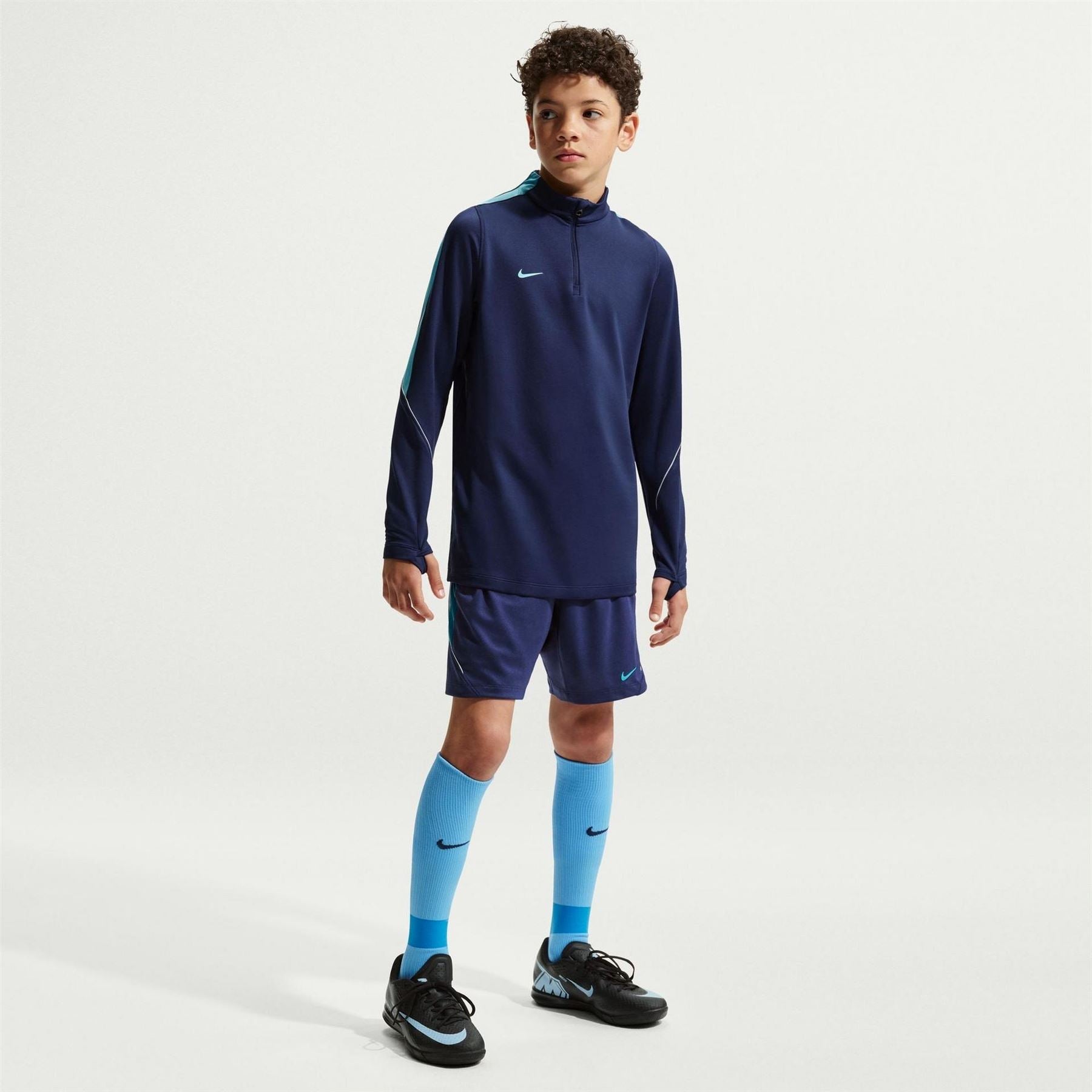 Nike Dri Fit Strike Drill Zip Neck Sweatshirt