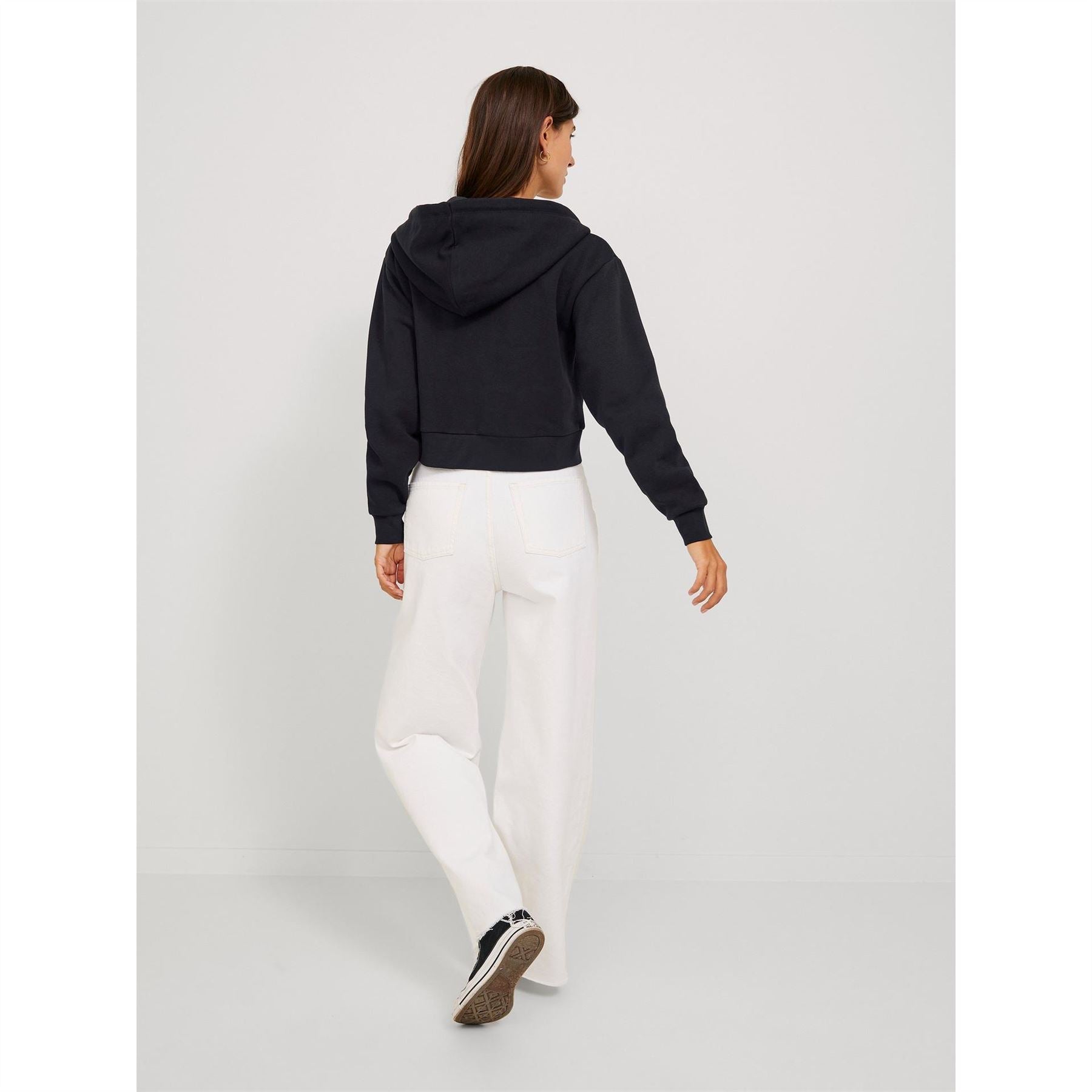 JJXX Abbie Long Sleeve Zipped Cropped Hoodie