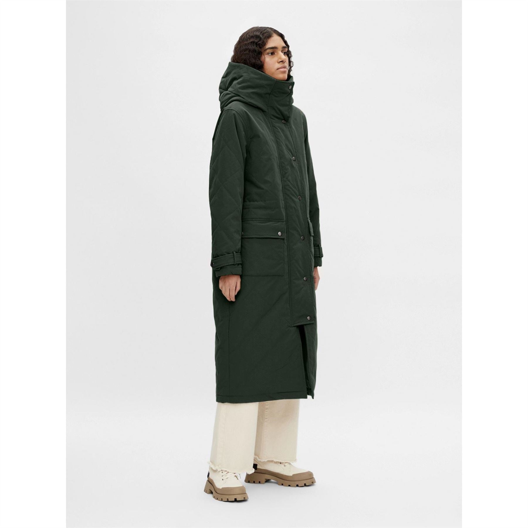 Object Katie Hooded Relaxed Fit Coat