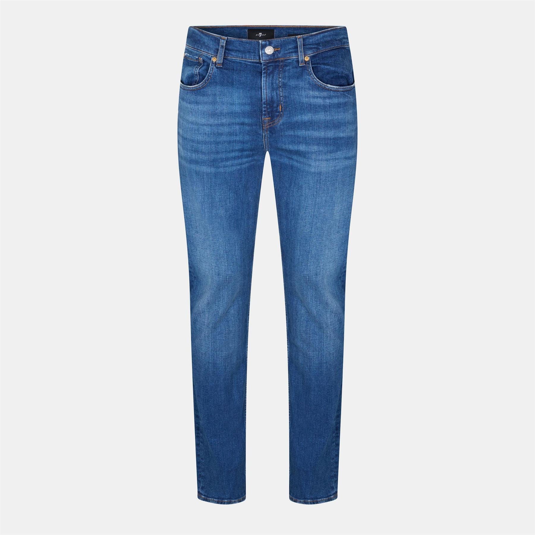 7 For All Mankind Five Pocket Straight Leg Jeans
