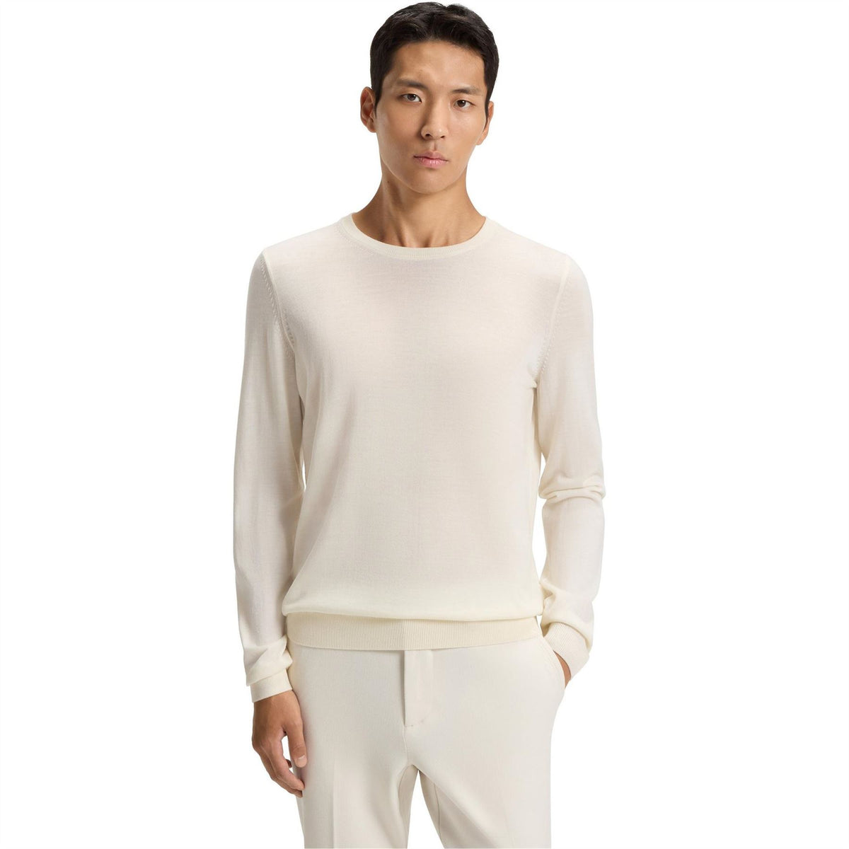 Boss Leno Knit Jumper, Soft Virgin Wool