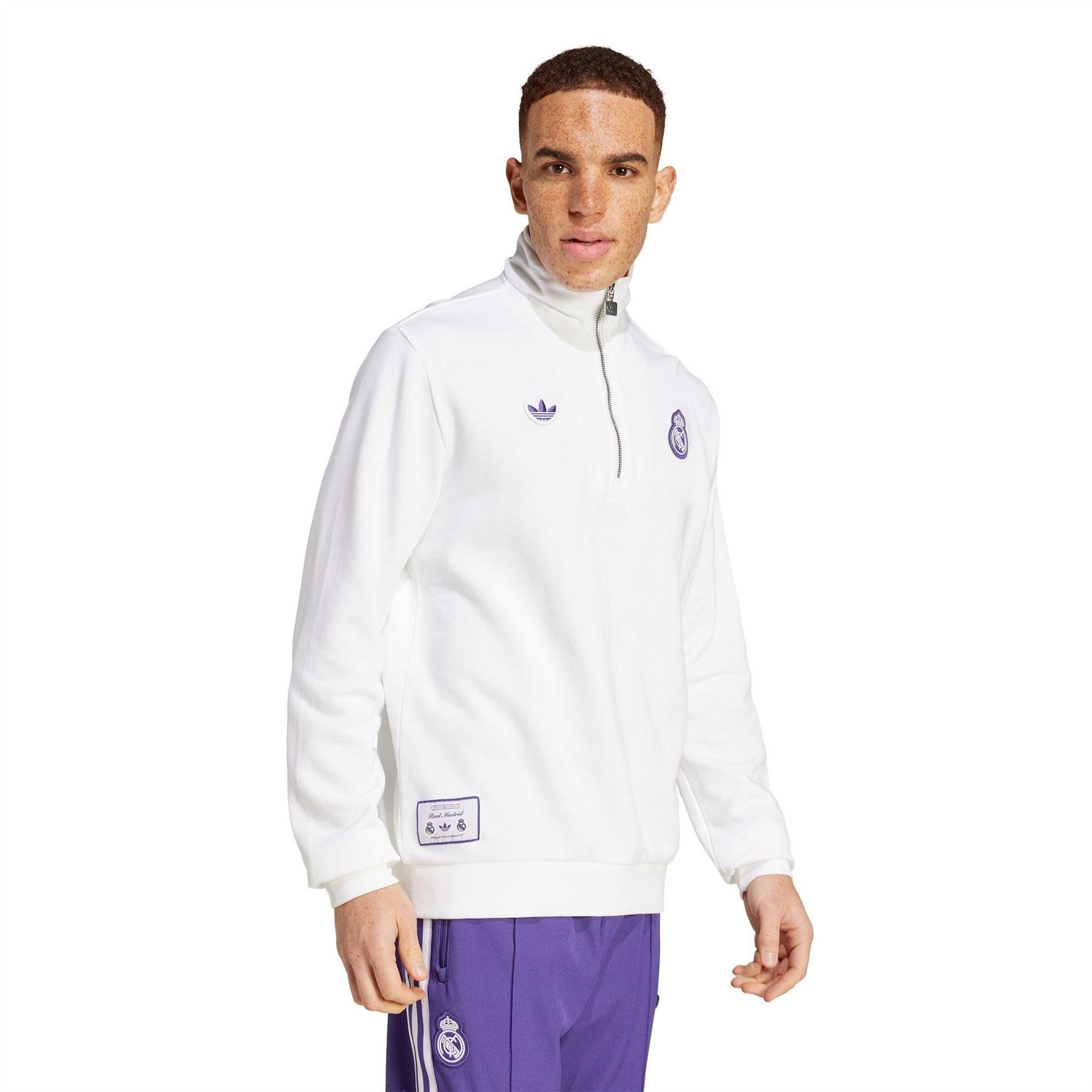 adidas Real Icon Sweater Performance Crew Sweatshirt