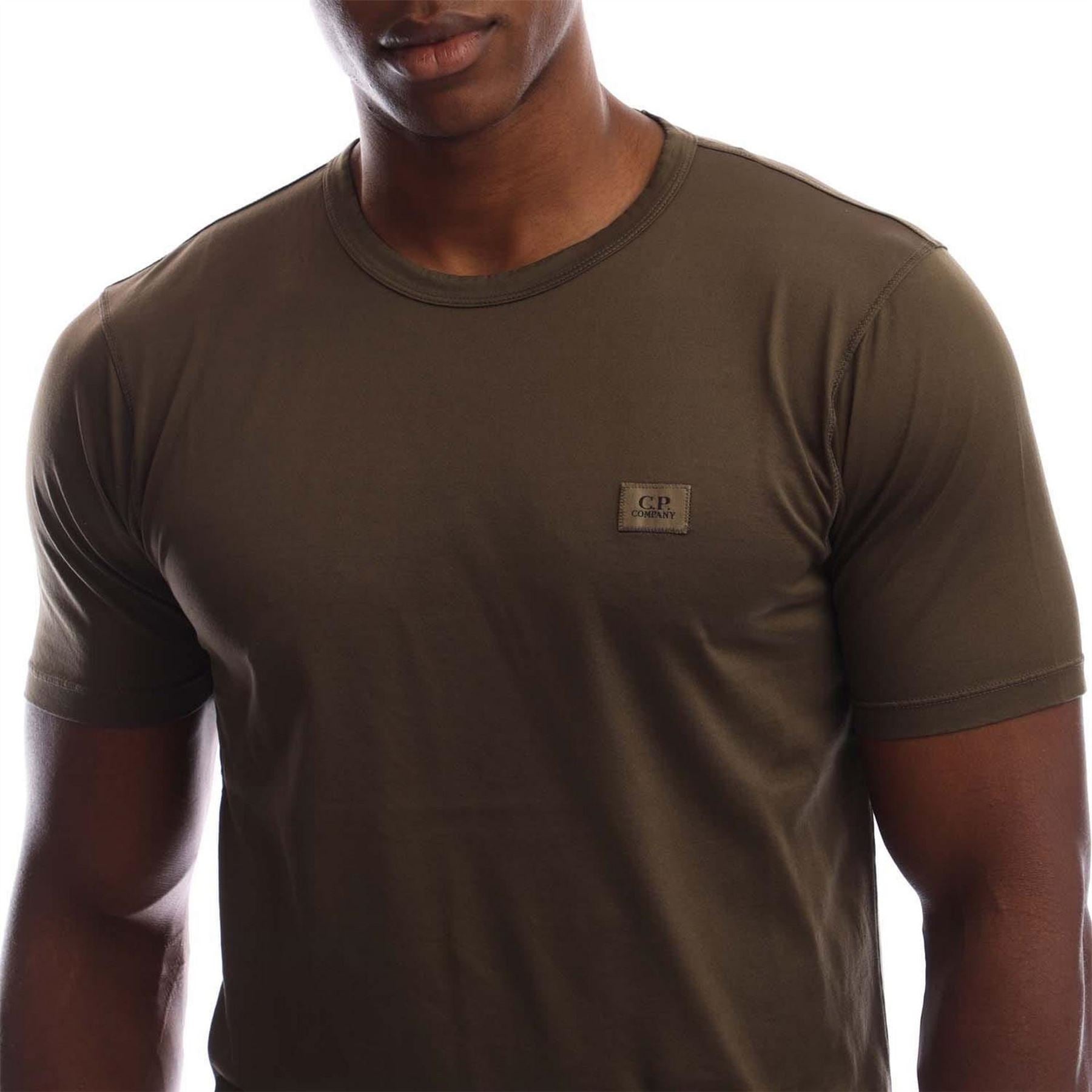 CP Company 2 Mercerized Jersey Logo Patch T-Shirt