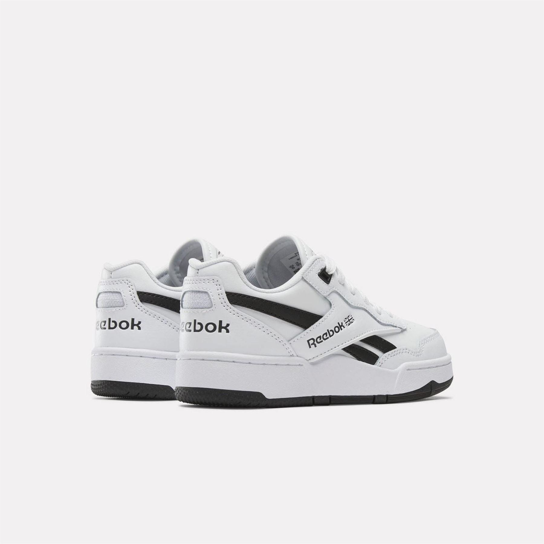 Reebok Bb 4000 Ii Ftwwht Cblack Purgry Low Top Trainers Boys