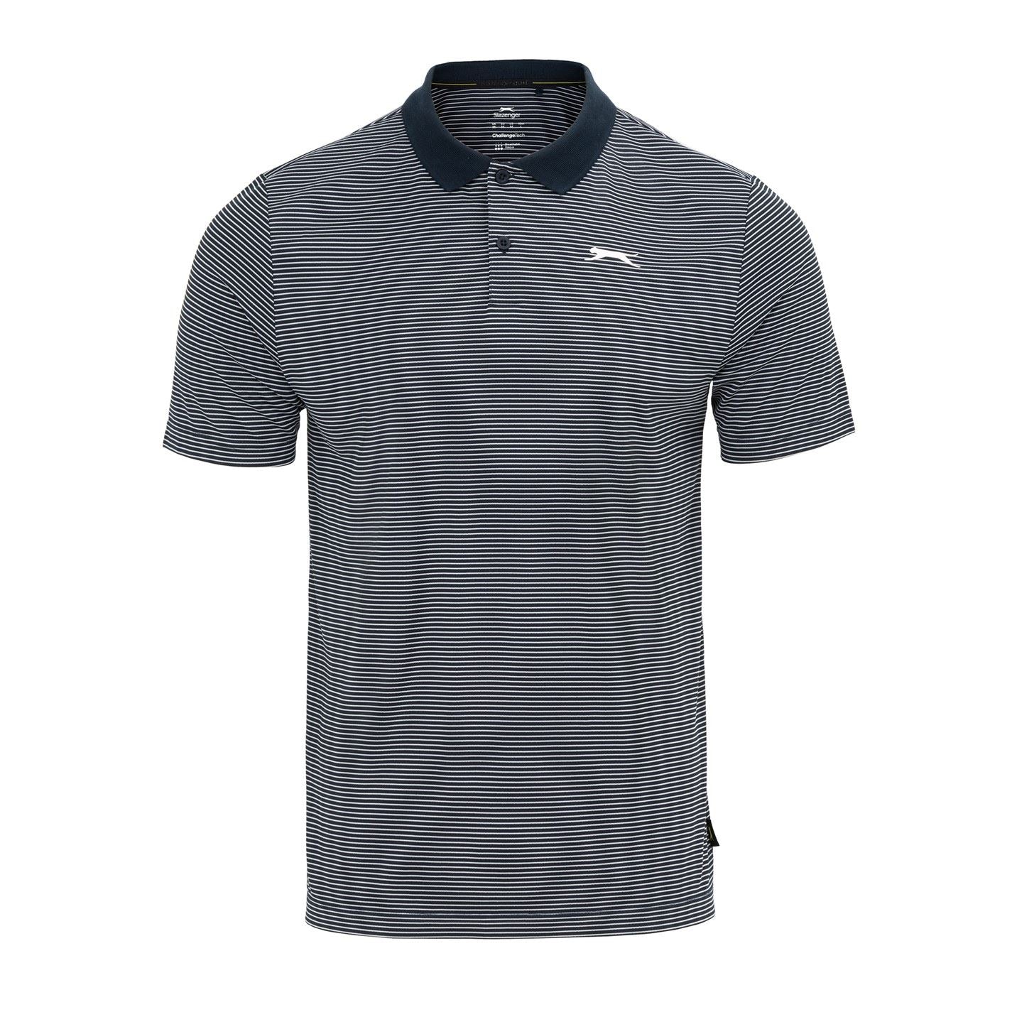 Slazenger Mens Micro Stripe Golf Polo Shirt