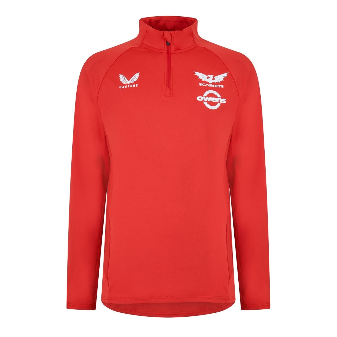 Castore Scarlets Quarter Zip Midlayer 2024 2025 Adults