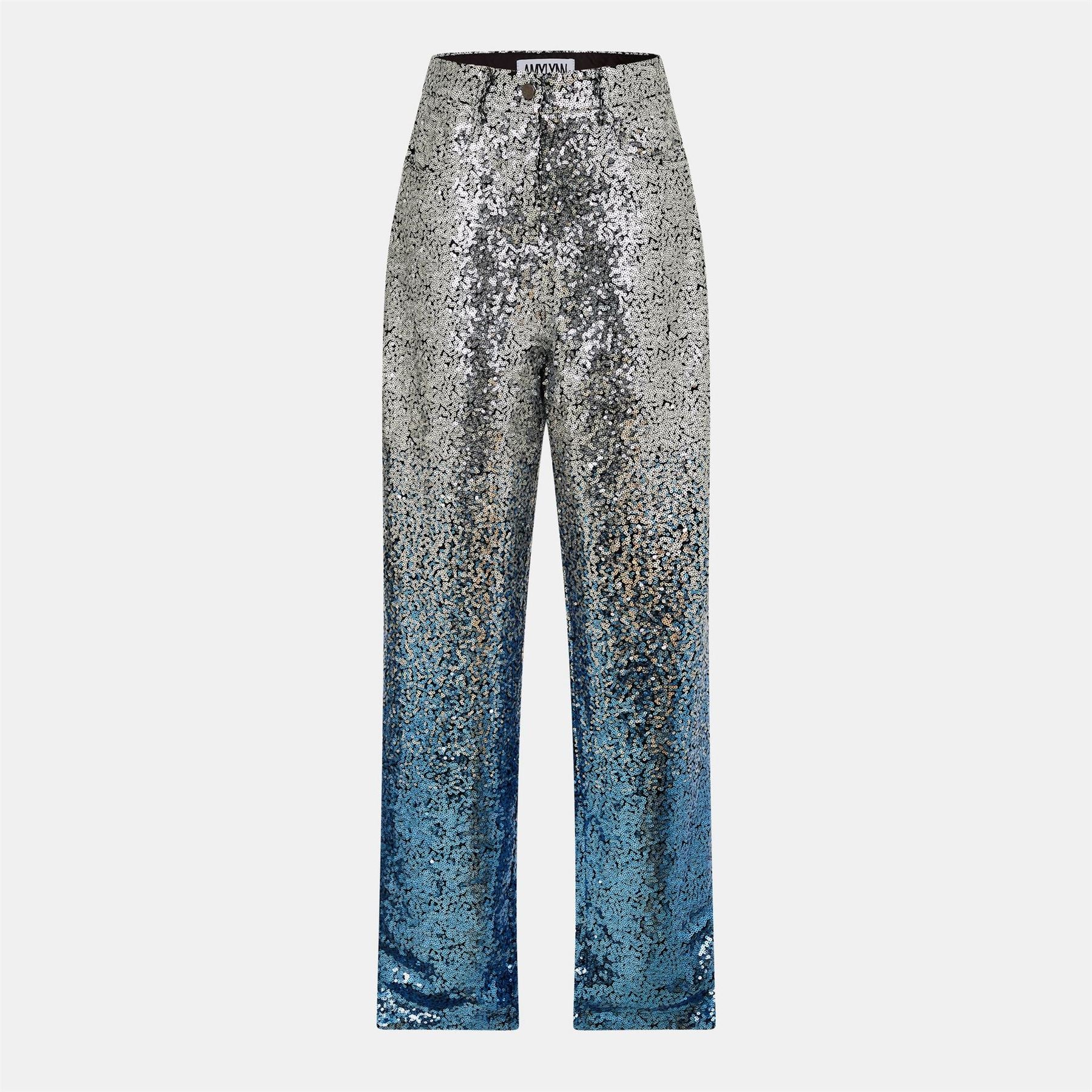 AmyLynn Sequin Ombre Straight Trousers