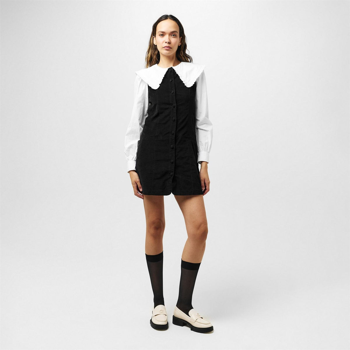 Nobodys Child Ned Crew Neck Mini A-Line Dress